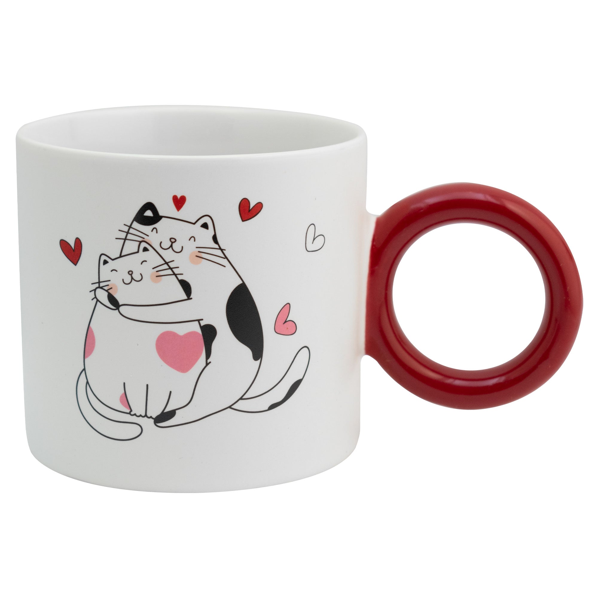 Juego de 2 Tazas de Porcelana con Acabado Mate Con Caja De Regalo LOVE 330ml