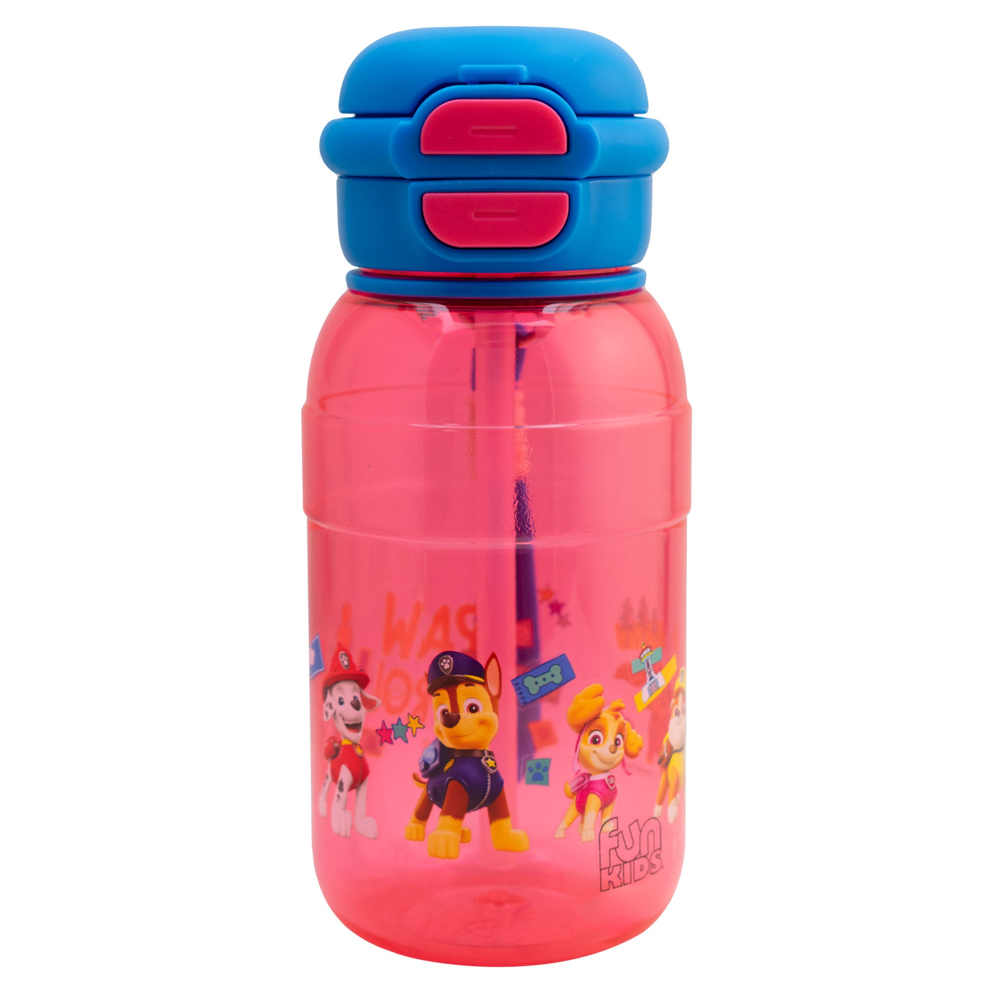 Botella de Plástico con Tapa Doble y Agarradera Fun Kids Distintos Personajes 680ml