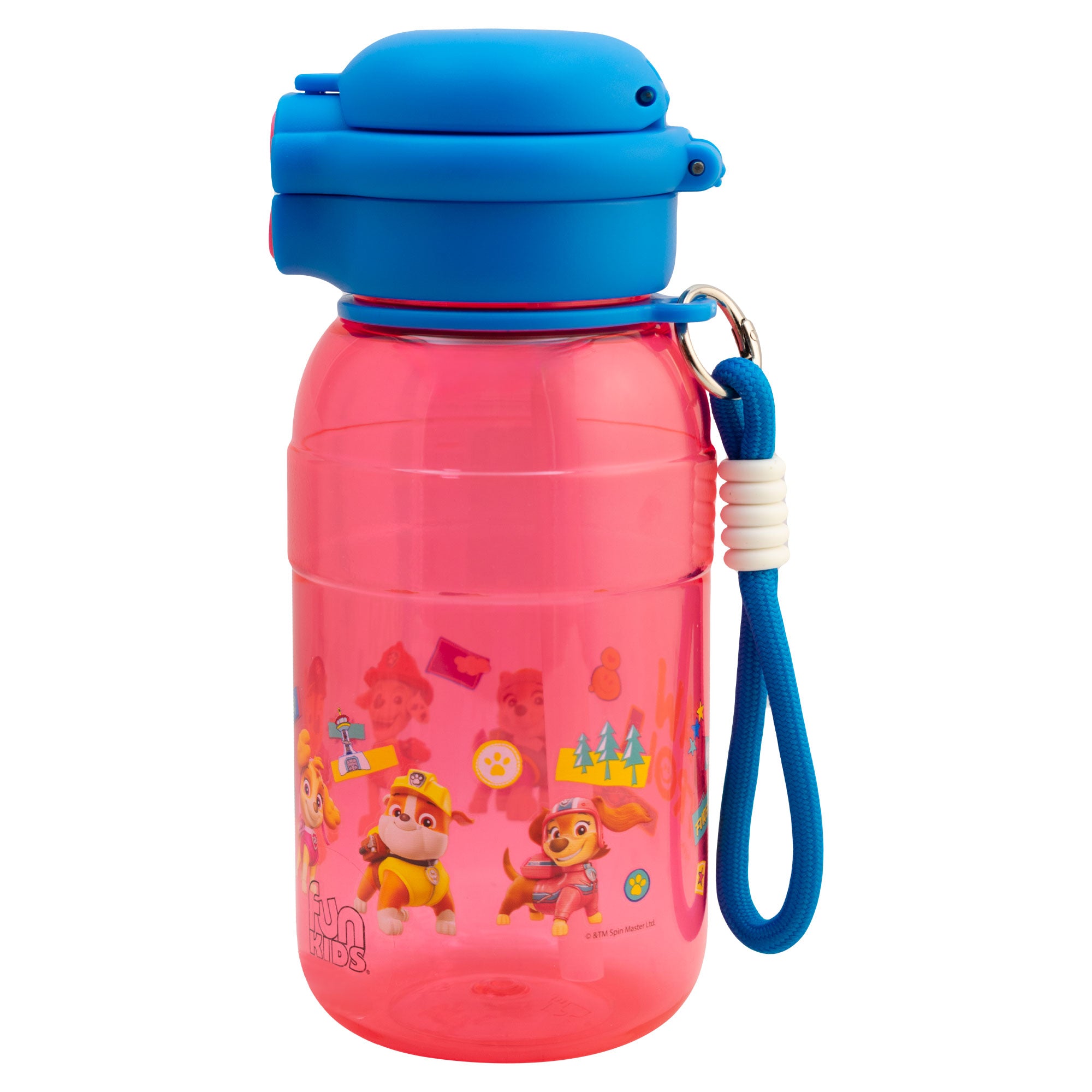 Botella de Plástico con Tapa Doble y Agarradera Fun Kids Distintos Personajes 680ml