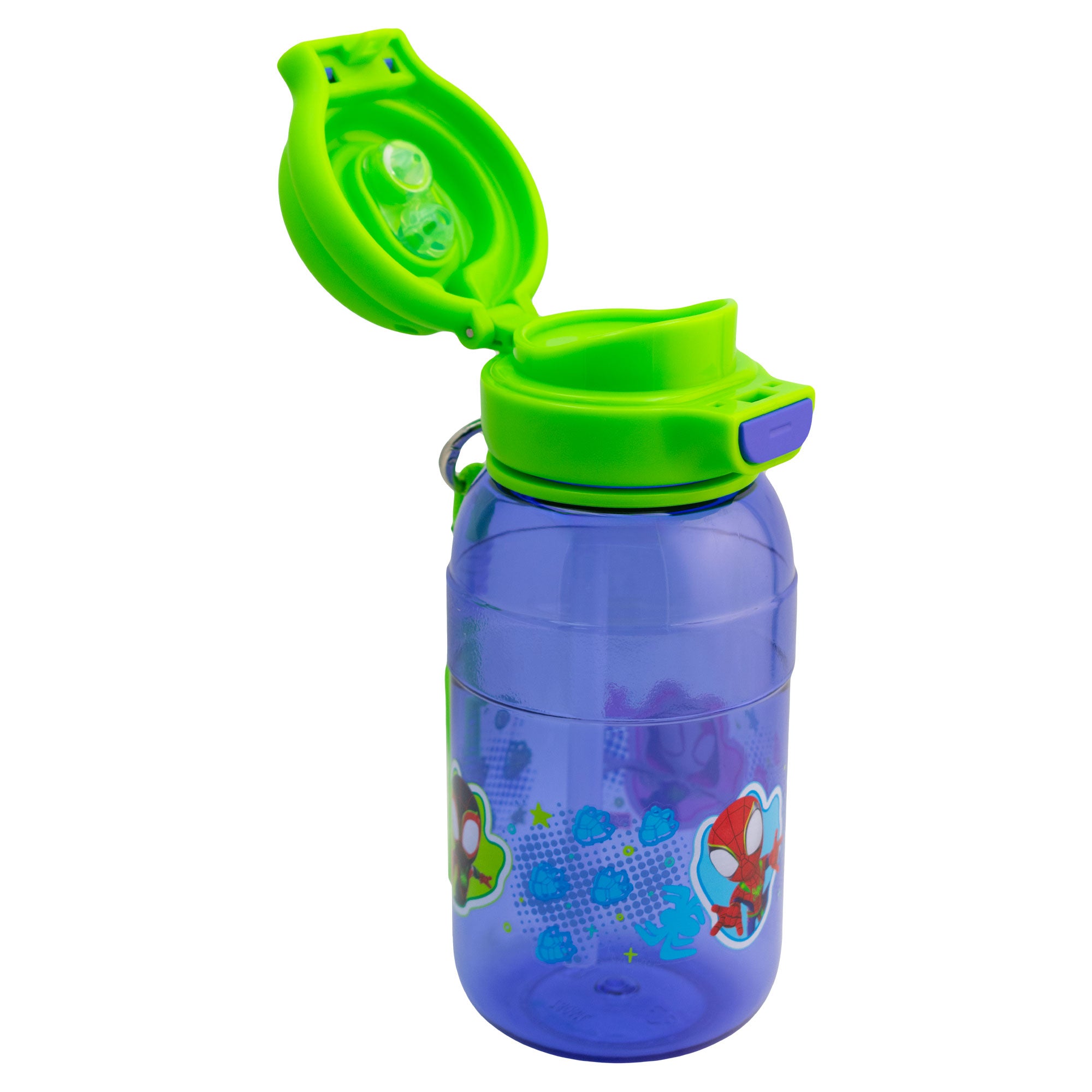 Botella de Plástico con Tapa Doble y Agarradera Fun Kids Distintos Personajes 680ml