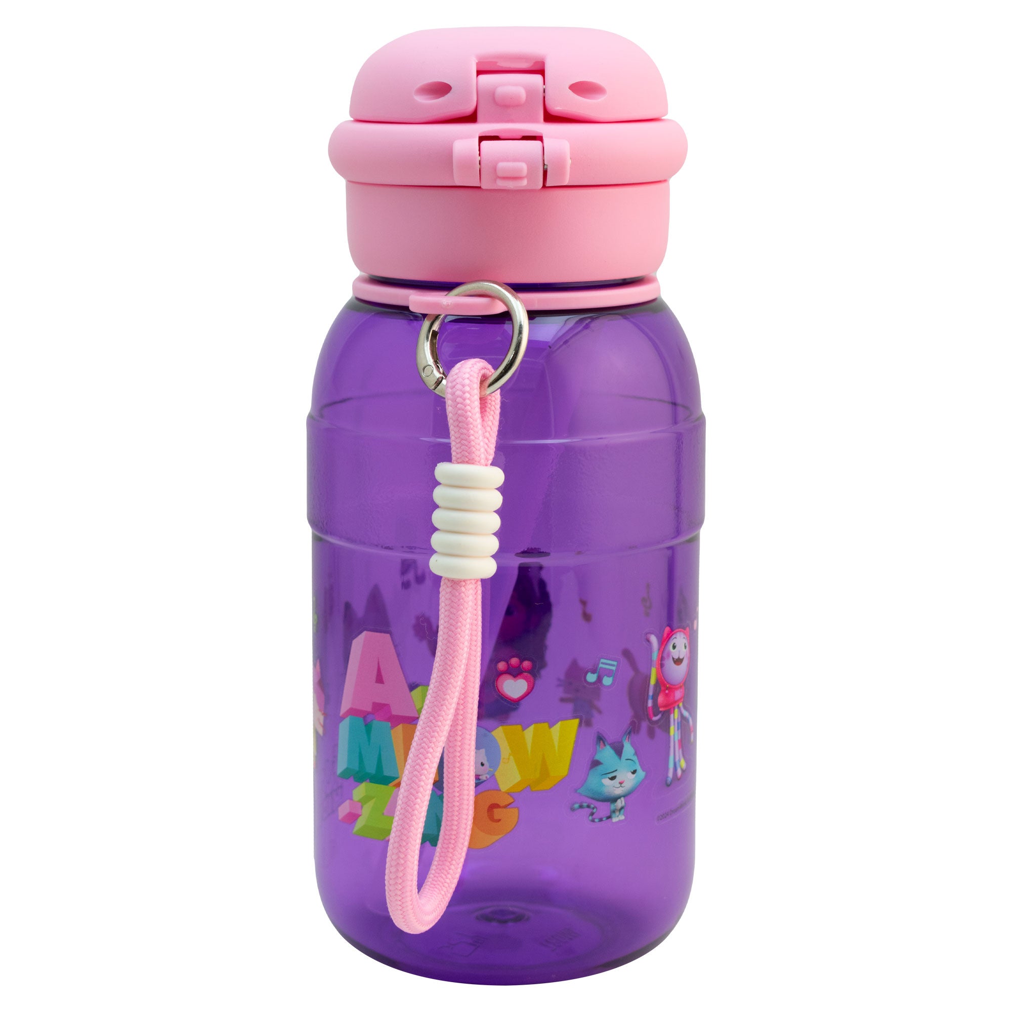 Botella de Plástico con Tapa Doble y Agarradera Fun Kids Distintos Personajes 680ml