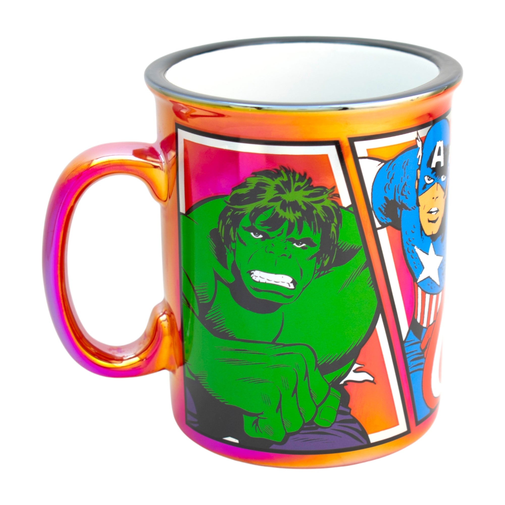 Taza de Cerámica Jumbo Iridiscente Personajes Animados 790ml