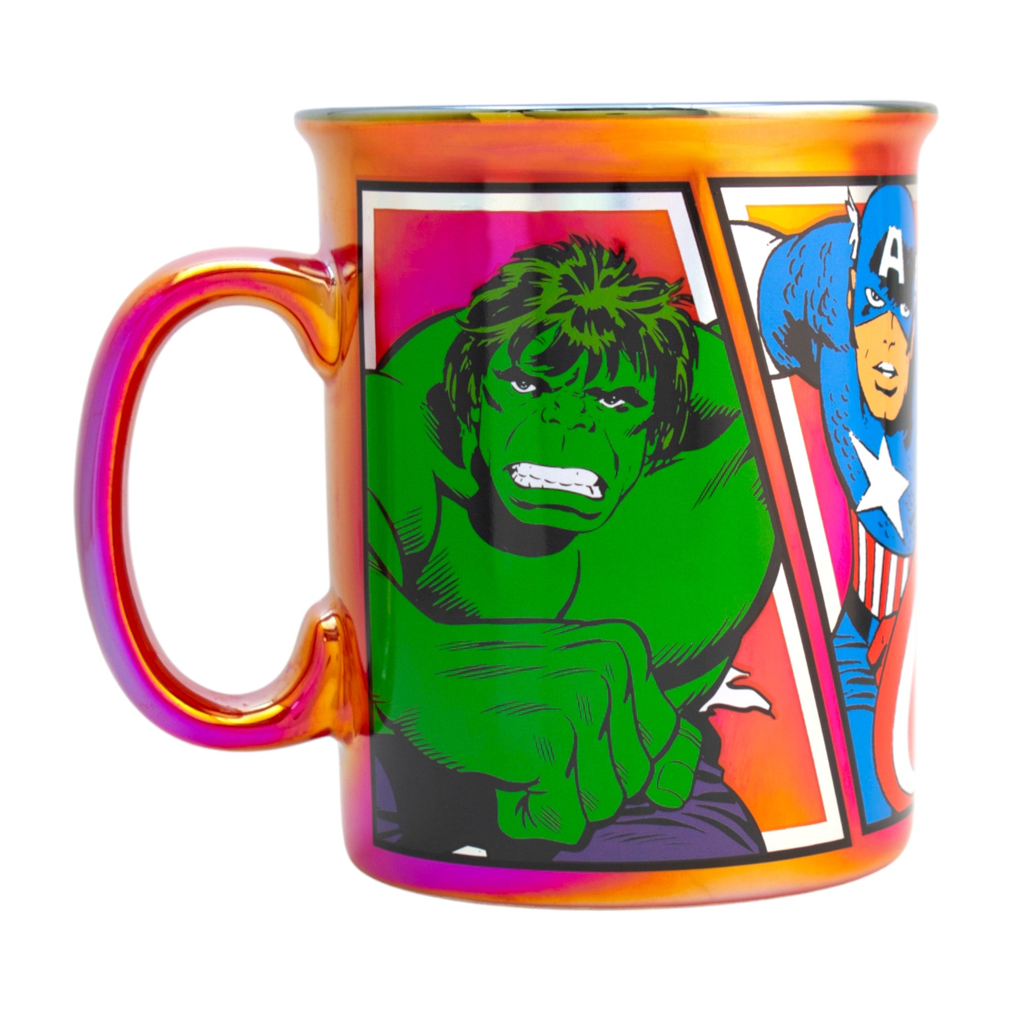 Taza de Cerámica Jumbo Iridiscente Personajes Animados 790ml