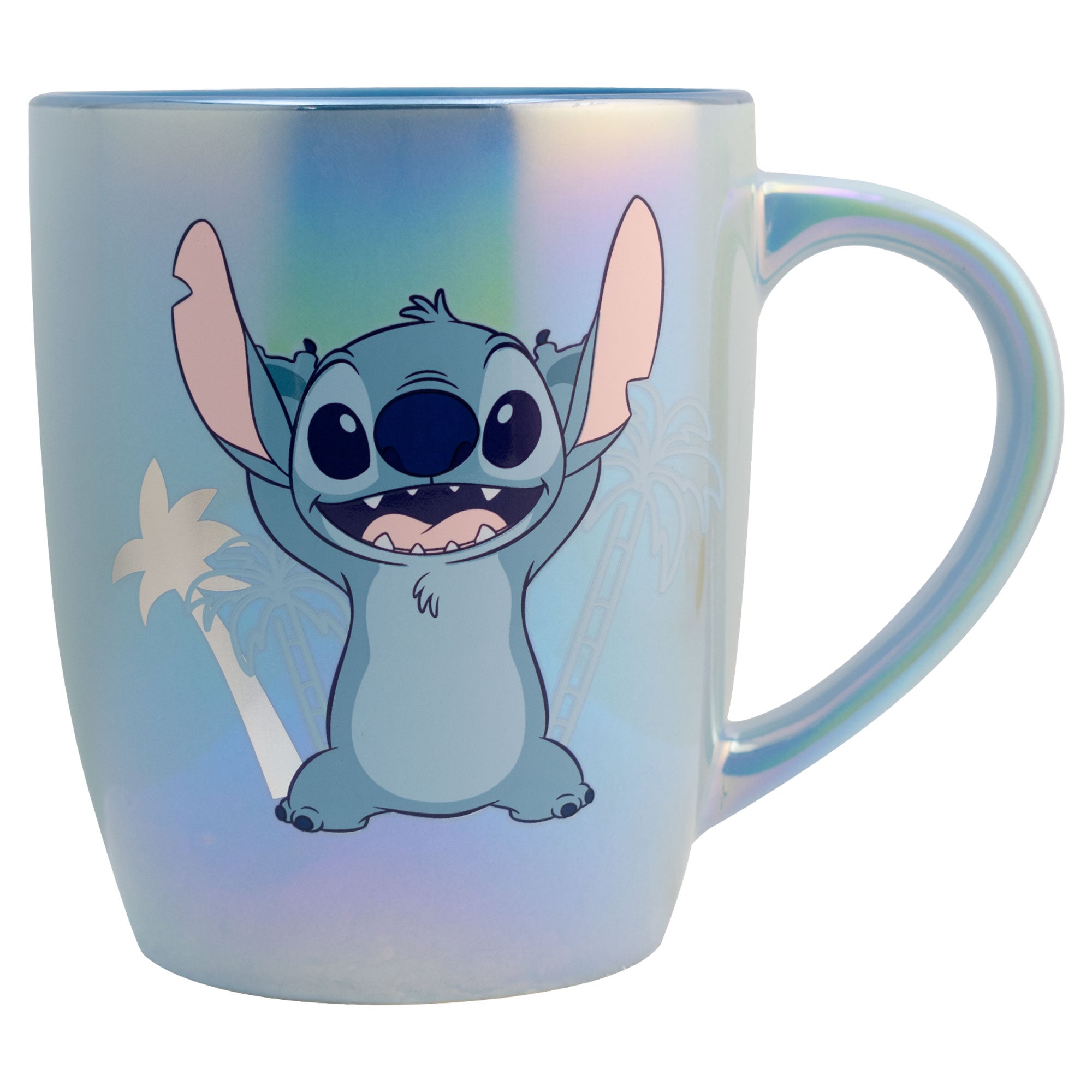 Taza Jumbo de Cerámica Iridiscente Personajes Animados 740ml