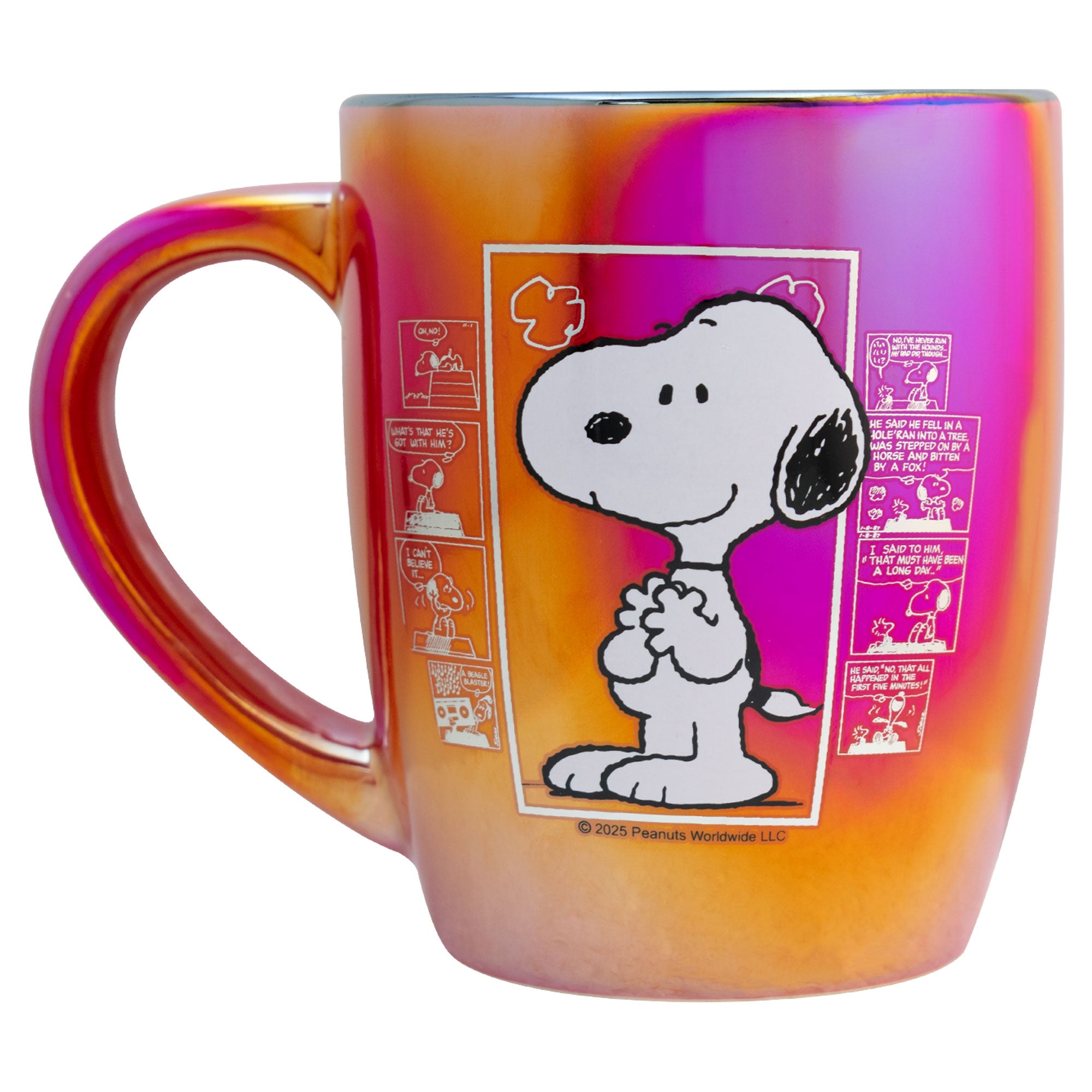 Taza Jumbo de Cerámica Iridiscente Personajes Animados 740ml