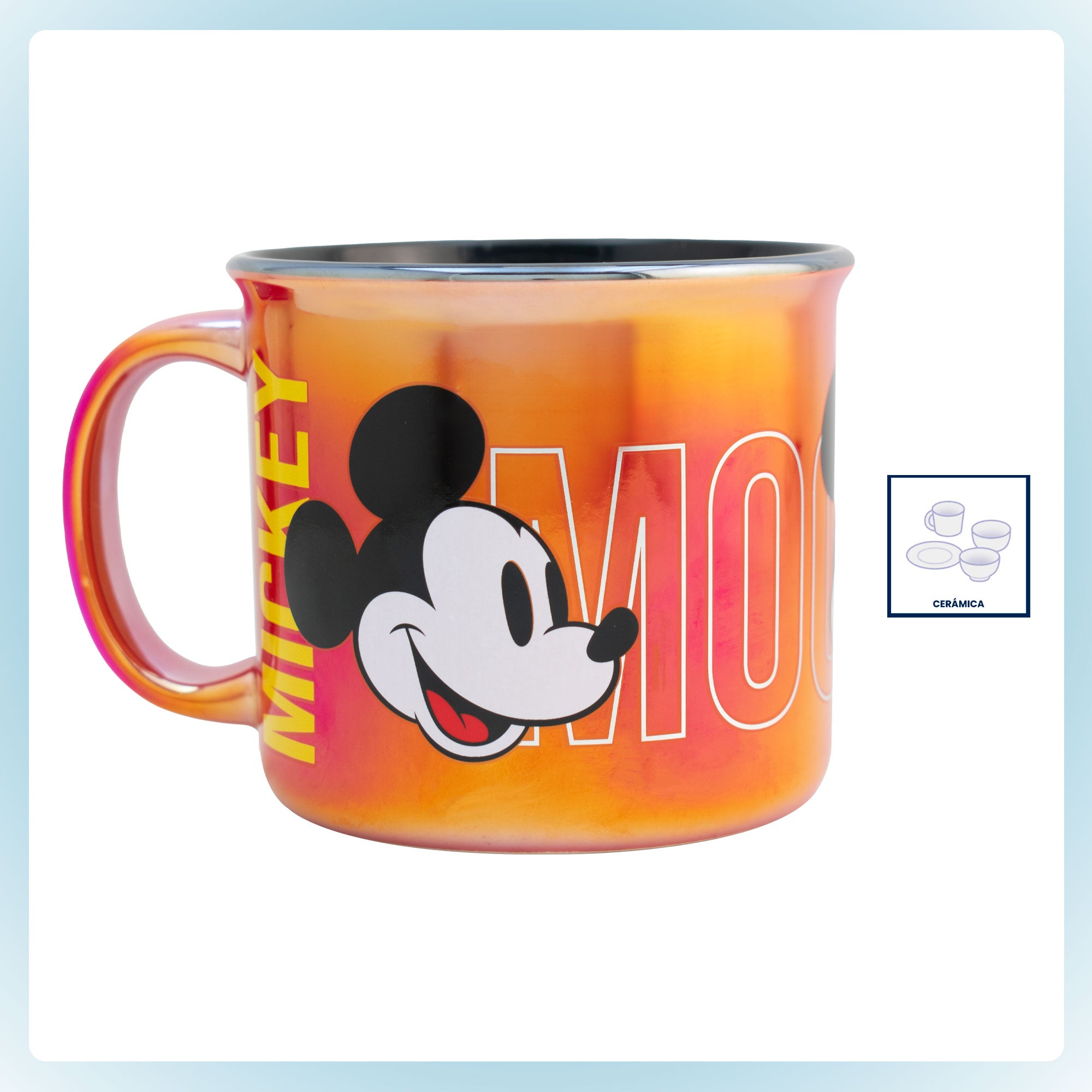 Taza de Cerámica Iridiscente Fun Kids 430ml