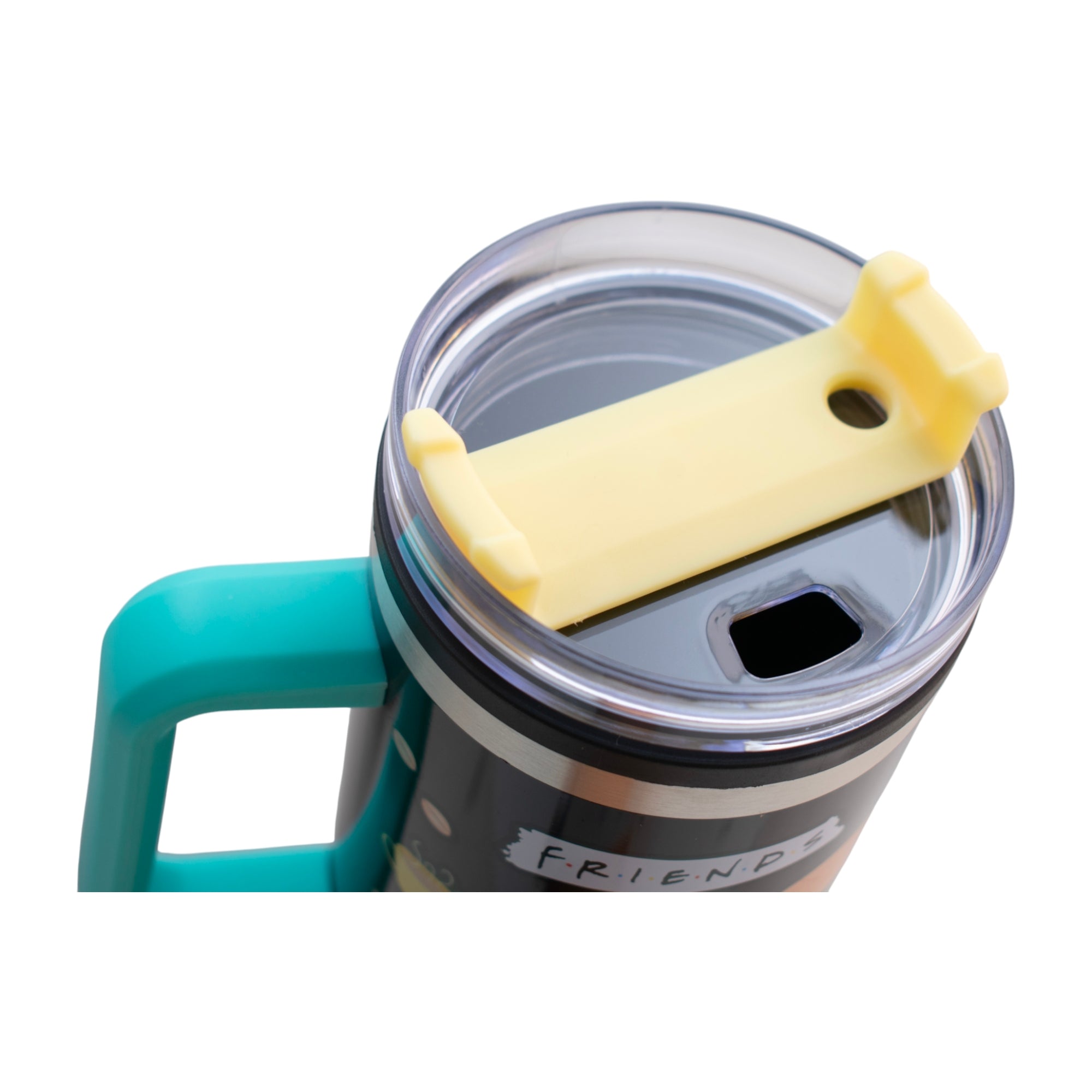 Termo de Acero Inoxidable con Doble Pared, Asa Y Popote Personajes 1.2 L