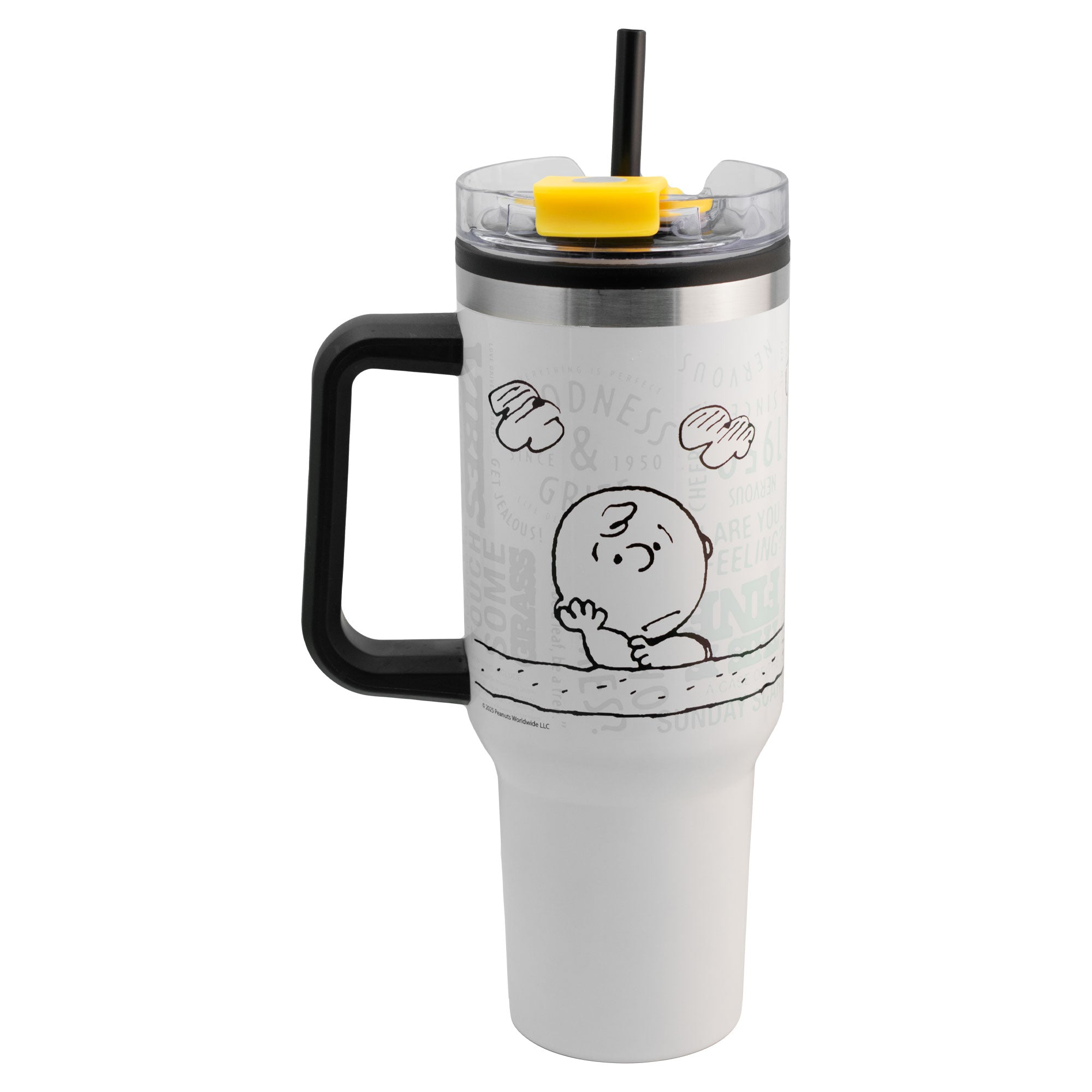 Termo de Acero Inoxidable con Doble Pared y Tapa Hermética Snoopy 1.2L