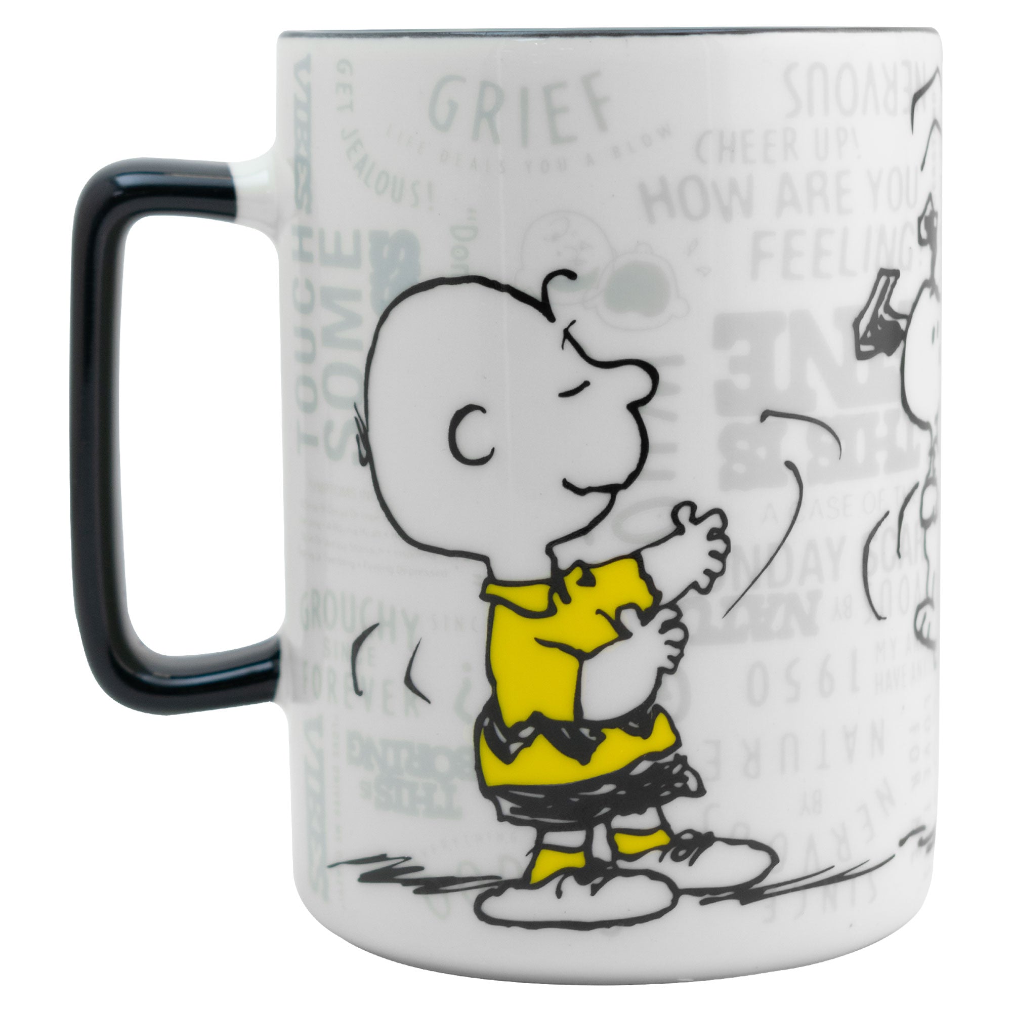 Taza de Porcelana con Interior Bitono Snoopy 405ml