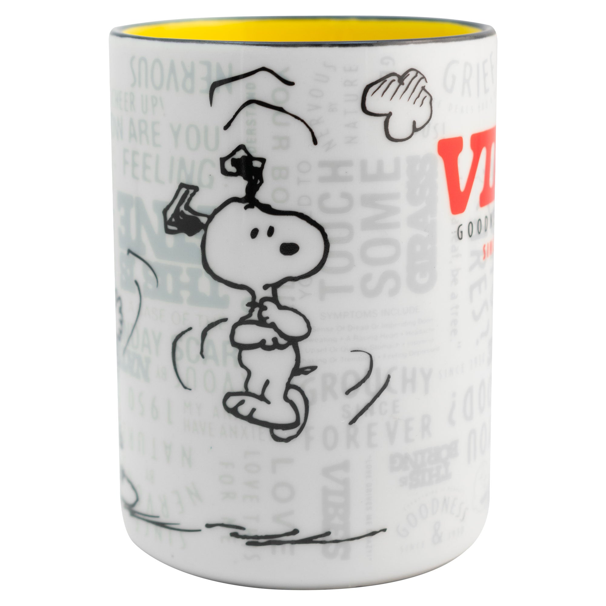 Taza de Porcelana con Interior Bitono Snoopy 405ml