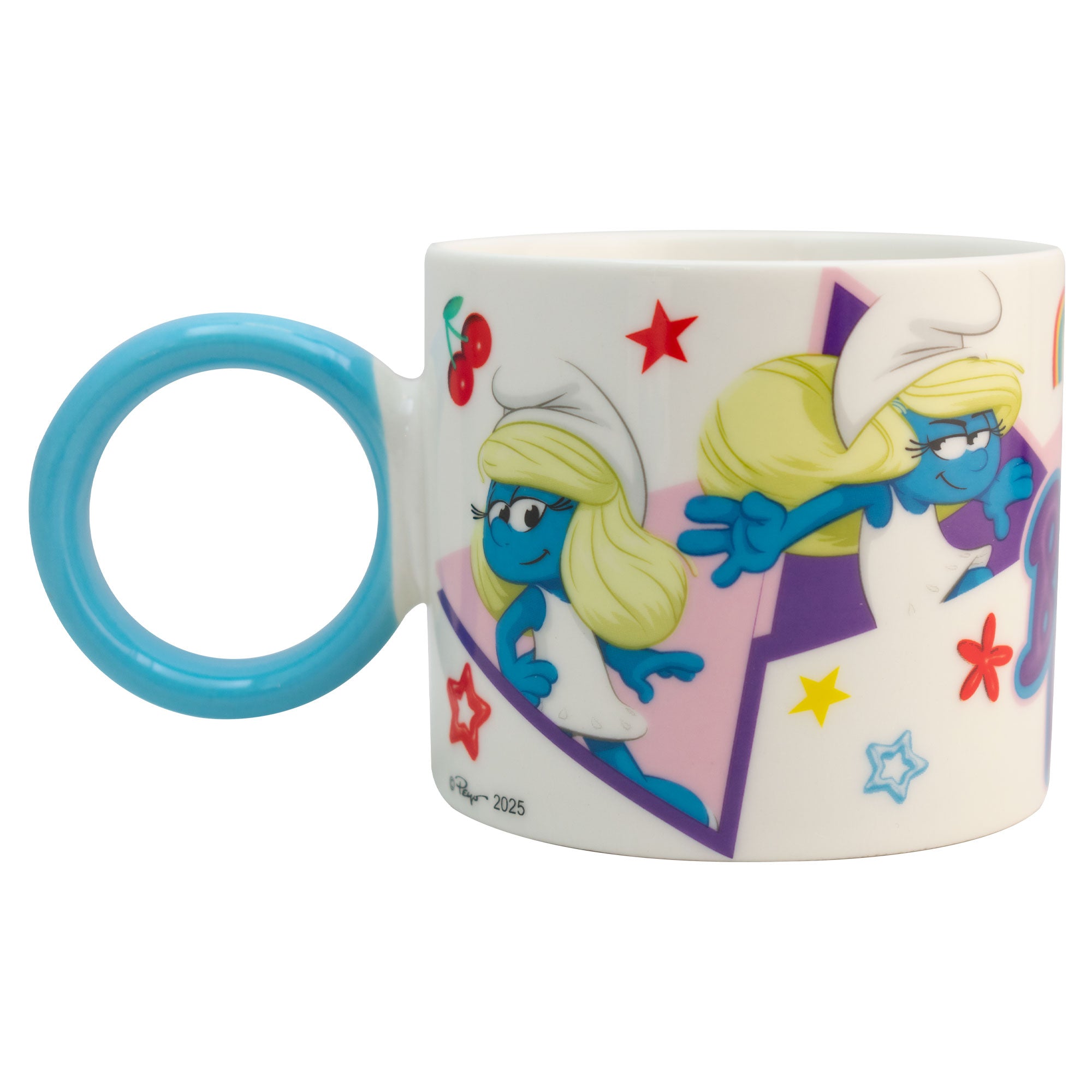 Juego de 2 Tazas de Porcelana Fun Kids Los Pitufos 330ml