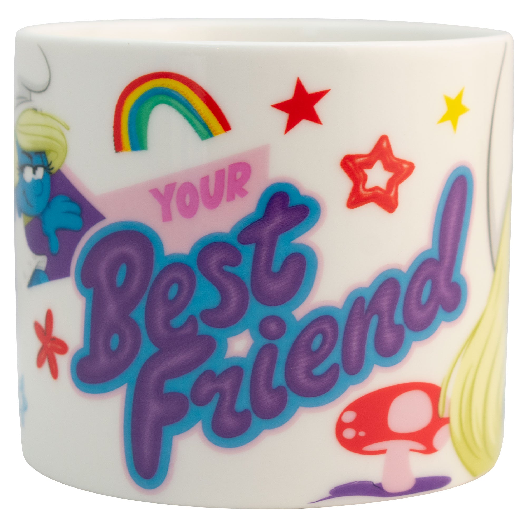 Juego de 2 Tazas de Porcelana Fun Kids Los Pitufos 330ml