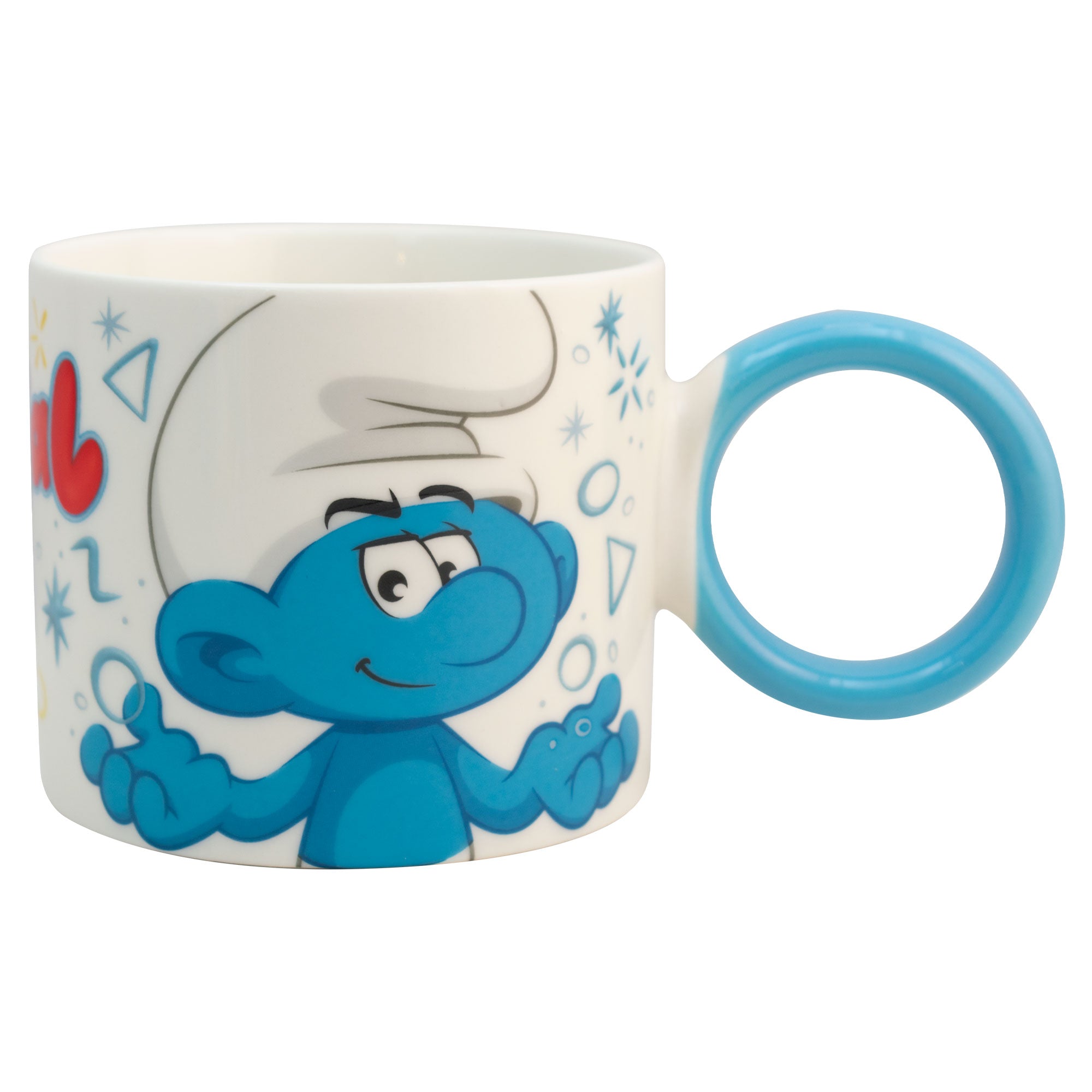 Juego de 2 Tazas de Porcelana Fun Kids Los Pitufos 330ml