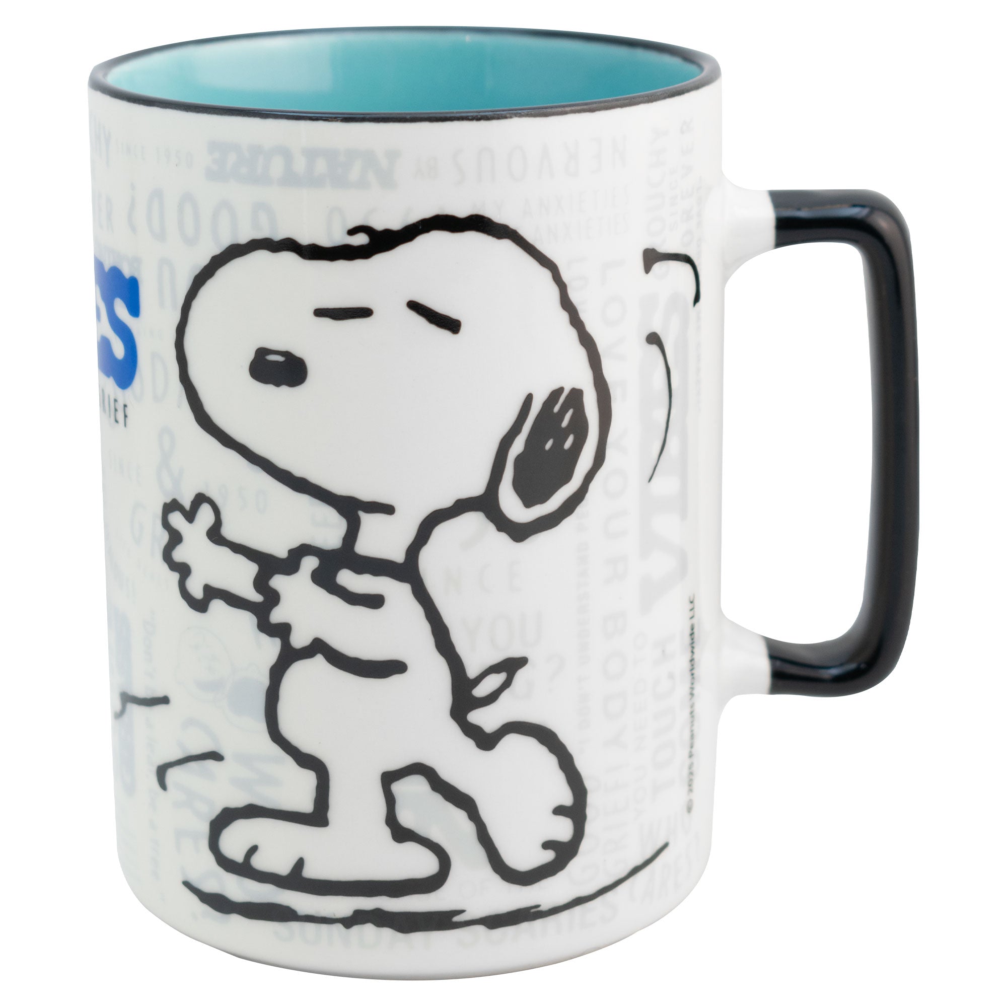 Taza de Porcelana con Interior Bitono Snoopy 405ml