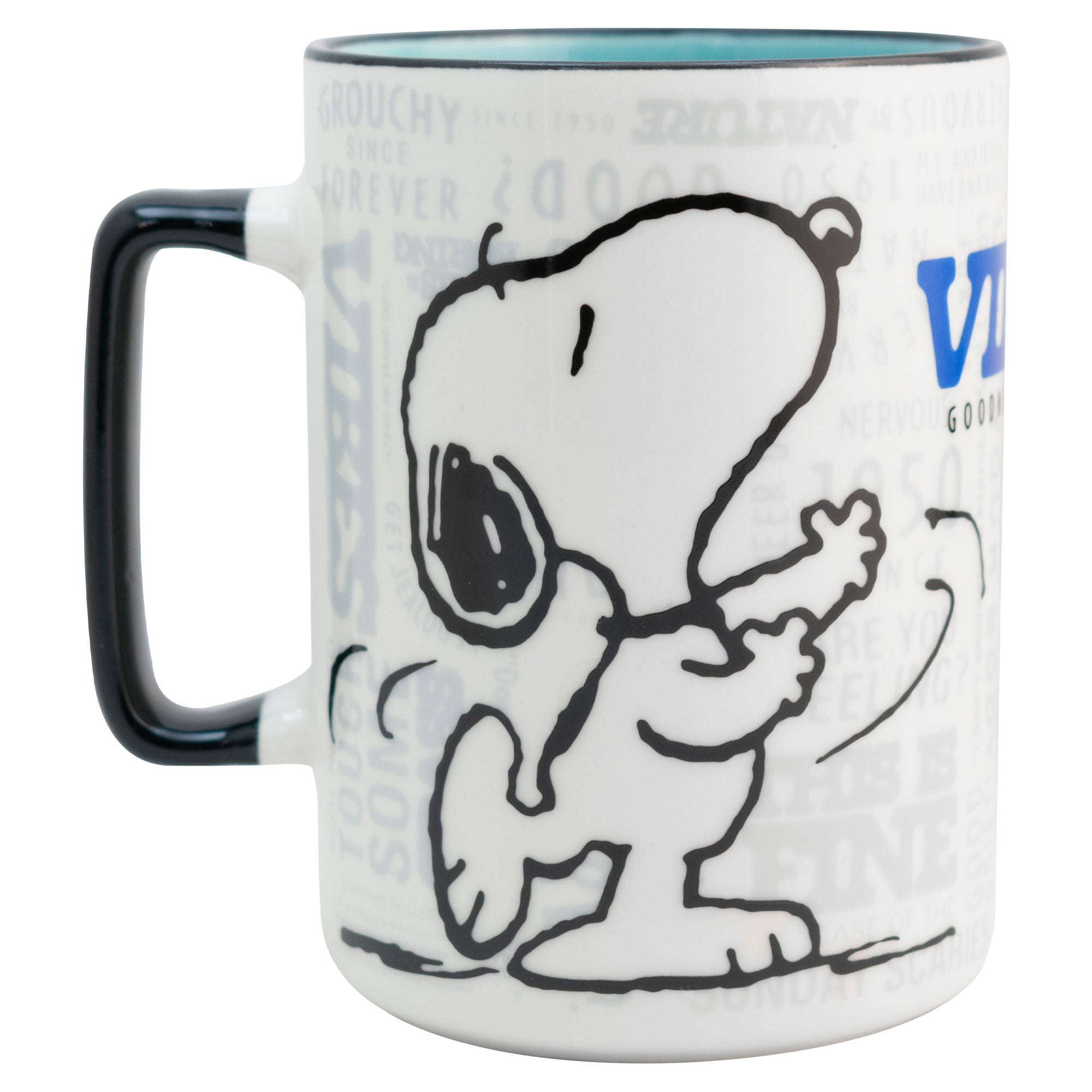 Taza de Porcelana con Interior Bitono Snoopy 405ml