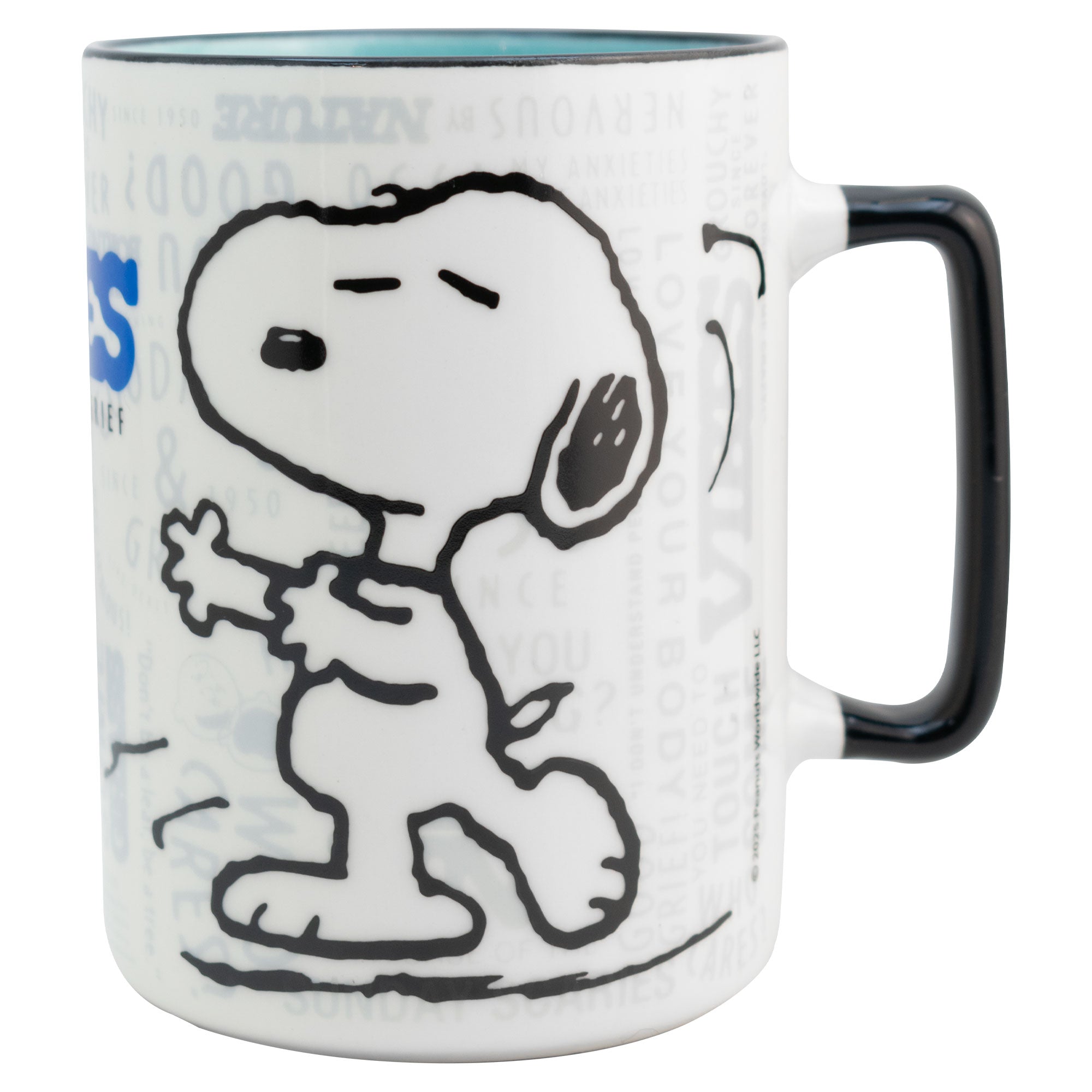 Taza de Porcelana con Interior Bitono Snoopy 405ml