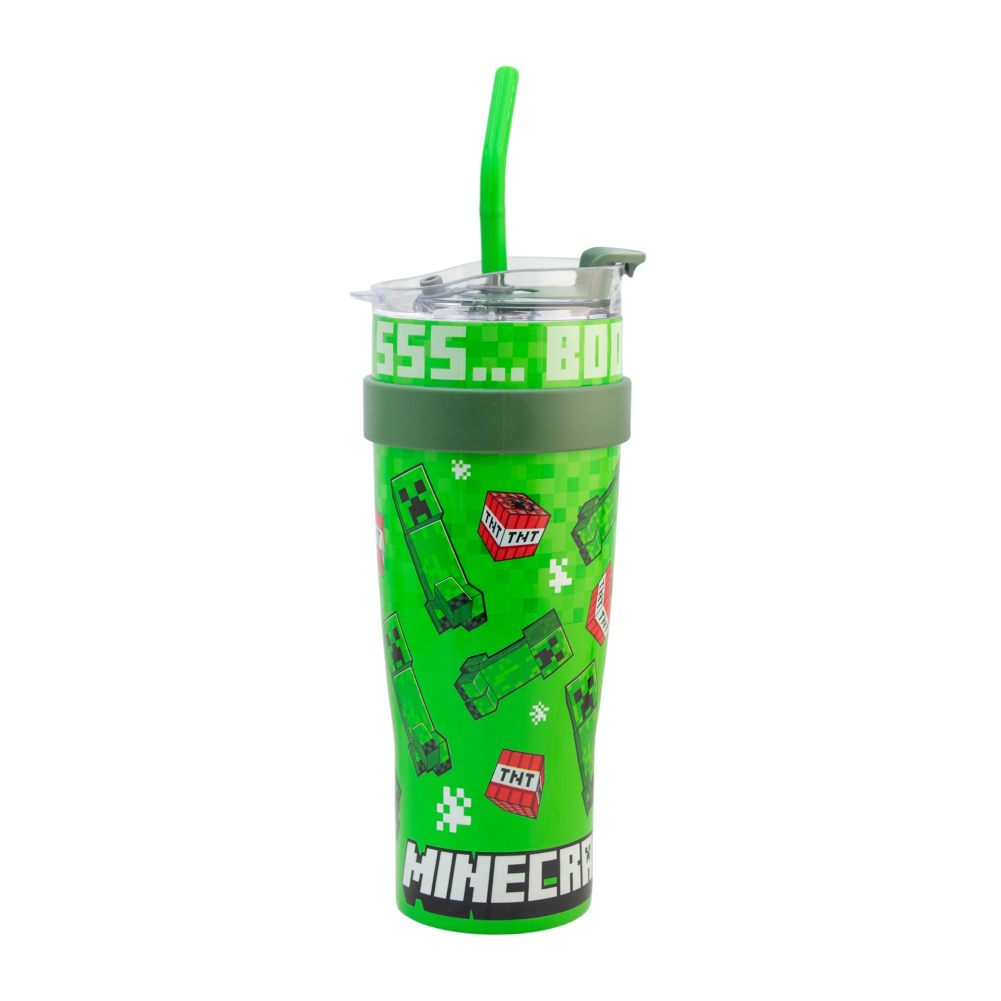 Termo de Acero Inoxidable con Doble Pared Tapa Doble Personajes 1.2 Litros