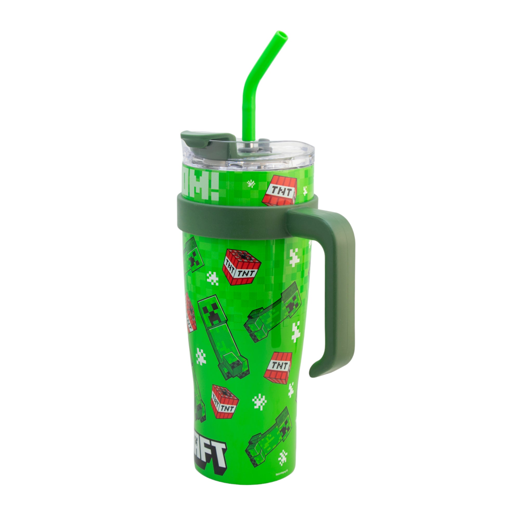 Termo de Acero Inoxidable con Doble Pared Tapa Doble Personajes 1.2 Litros