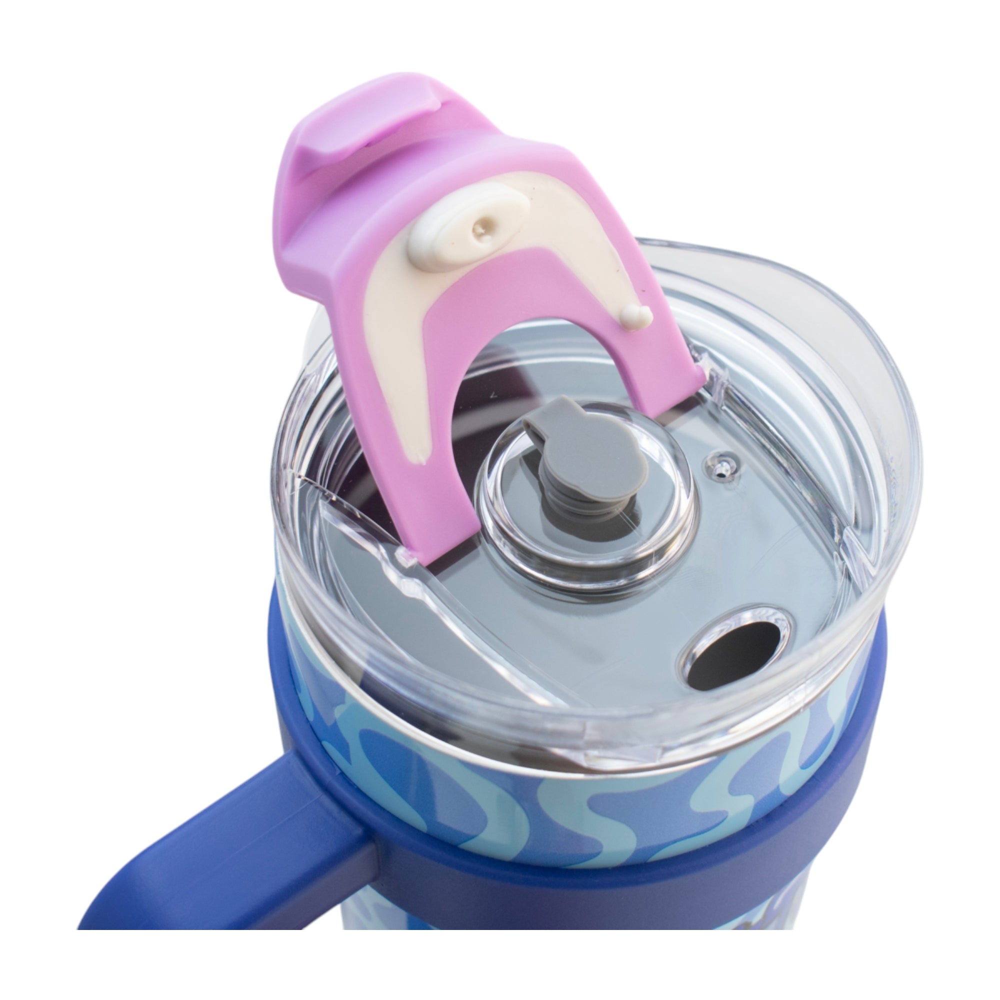Termo de Acero Inoxidable con Doble Pared Tapa Doble Personajes 1.2 Litros