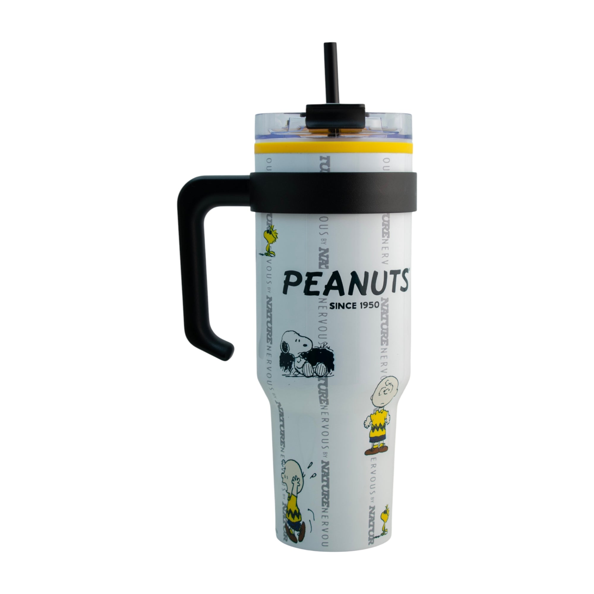Termo de Acero Inoxidable con Doble Pared y Tapa Hermética Snoopy 1.2L