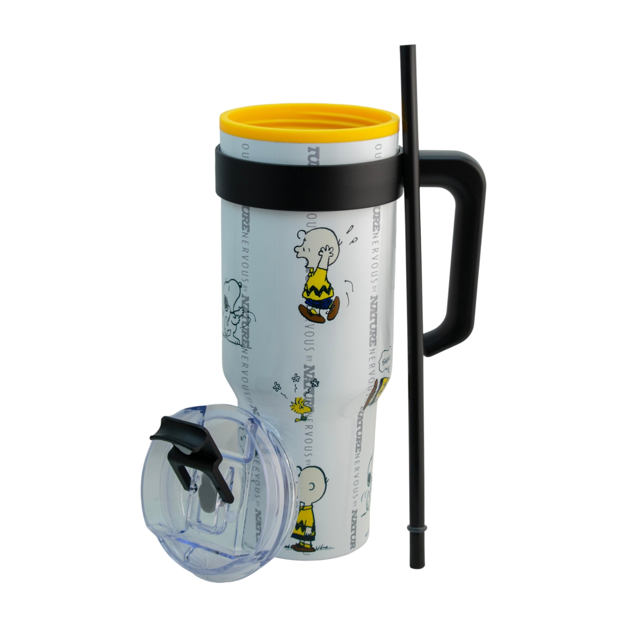 Termo de Acero Inoxidable con Doble Pared y Tapa Hermética Snoopy 1.2L