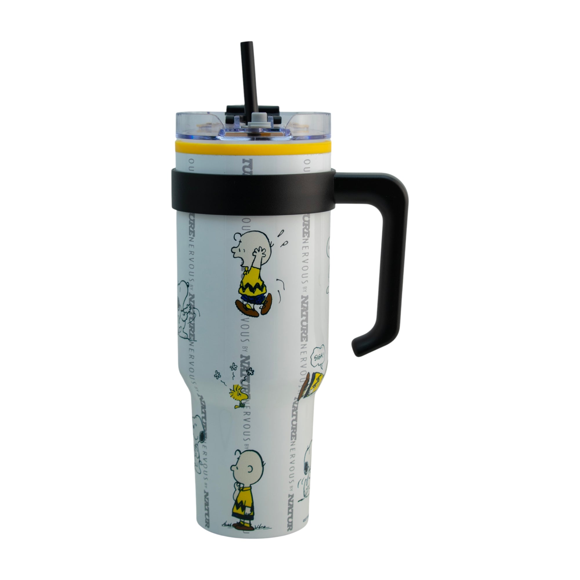 Termo de Acero Inoxidable con Doble Pared y Tapa Hermética Snoopy 1.2L