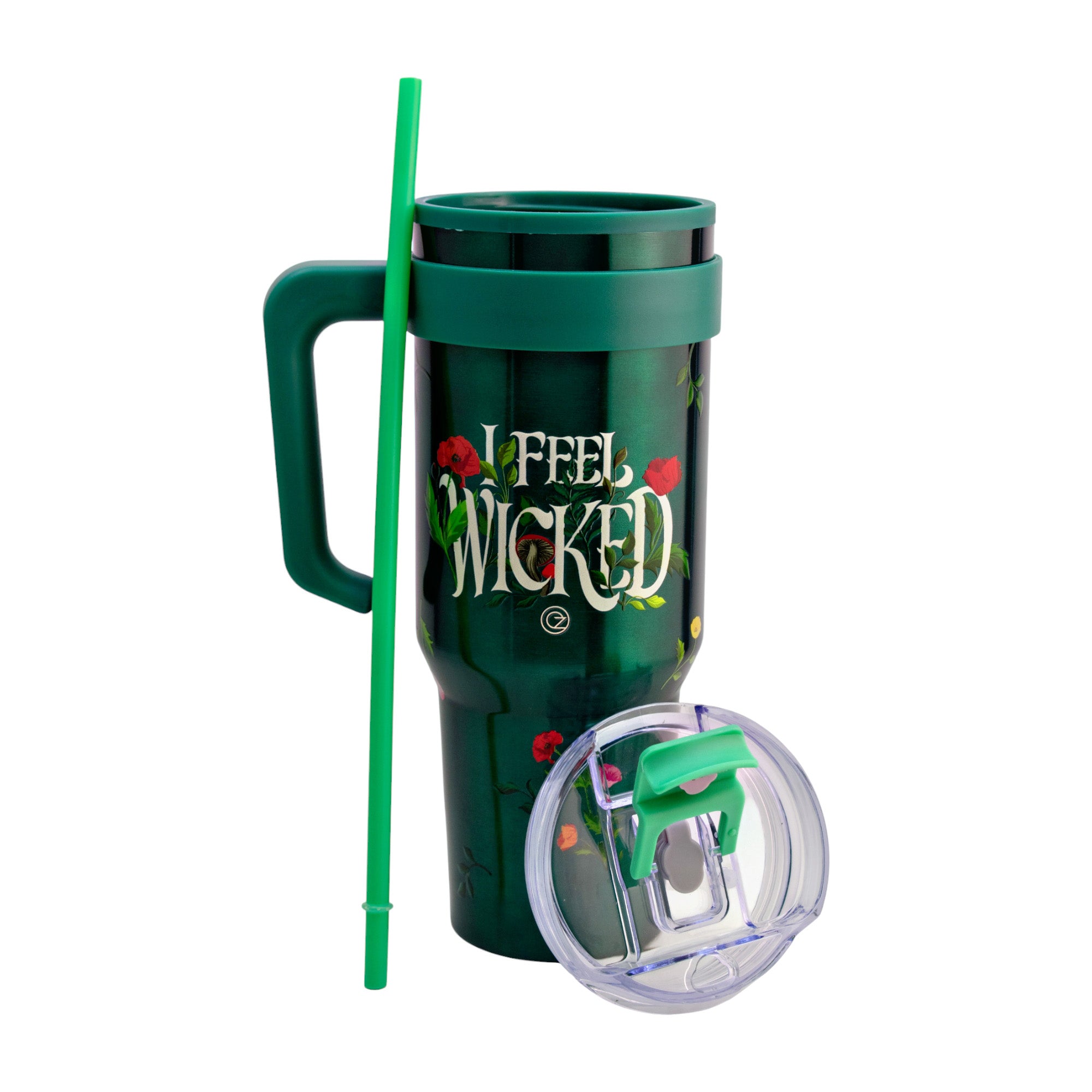 Termo de Acero Inoxidable con Doble Pared, Tapa Doble y Popote Distintos Personajes 1.2 Lt