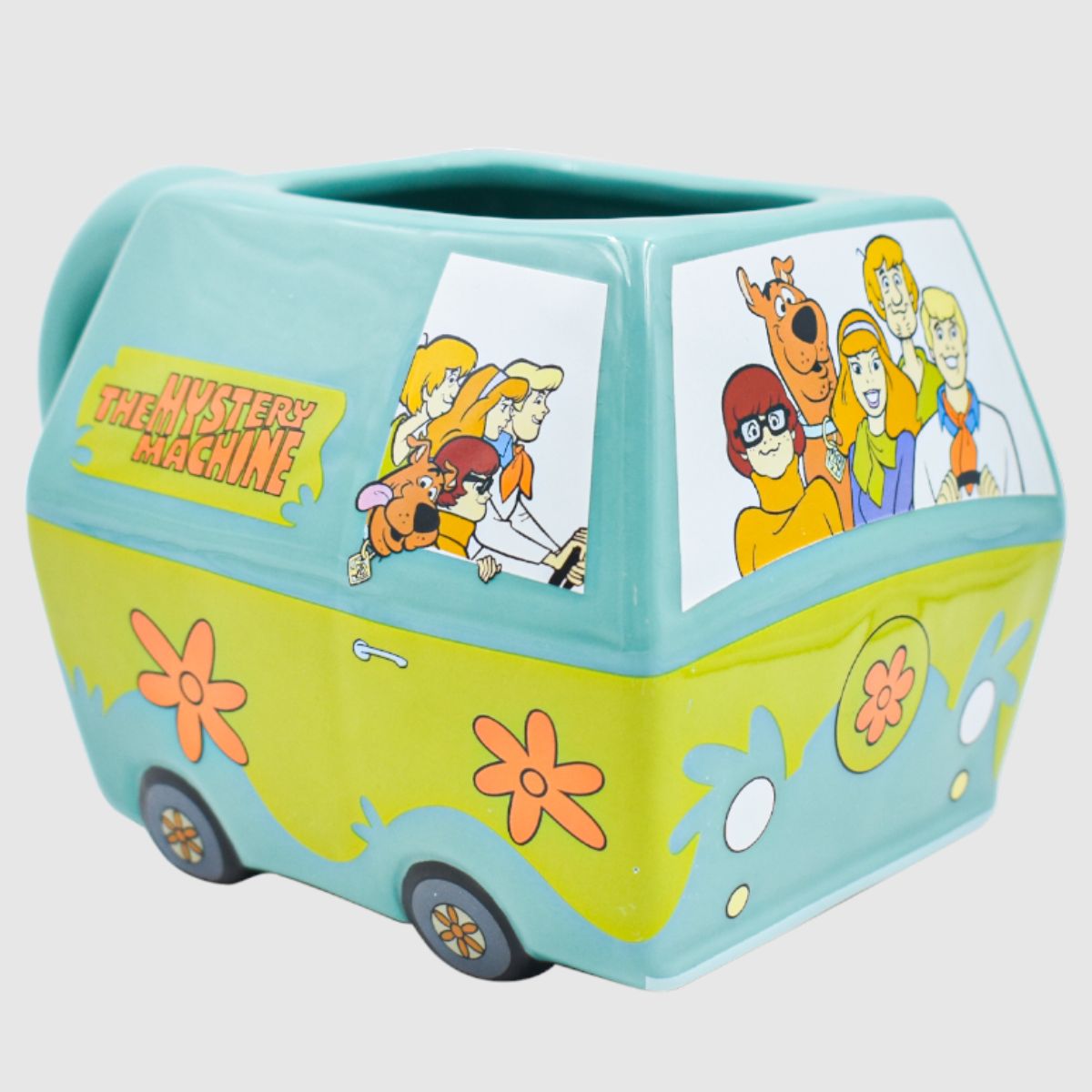 Taza Grande 3D Fun Kids La Maquina del Misterio Scooby Doo Ceramica 591ml