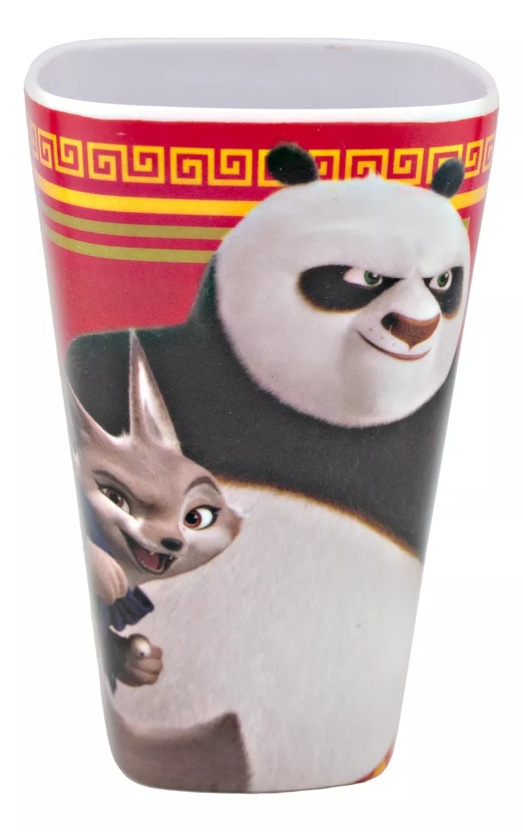 Vajilla Individual Melamina Kung Fu Panda 4 La Película 3 Pz