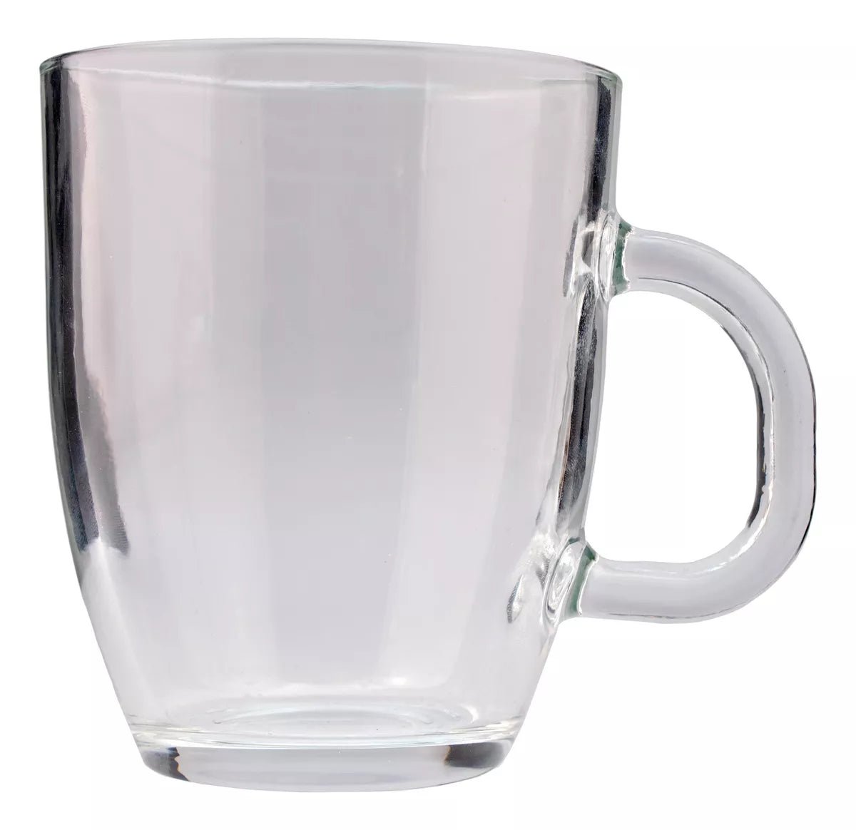 Set 4 Tazas De Vidrio Transparente Para Café Top Choice 410ml