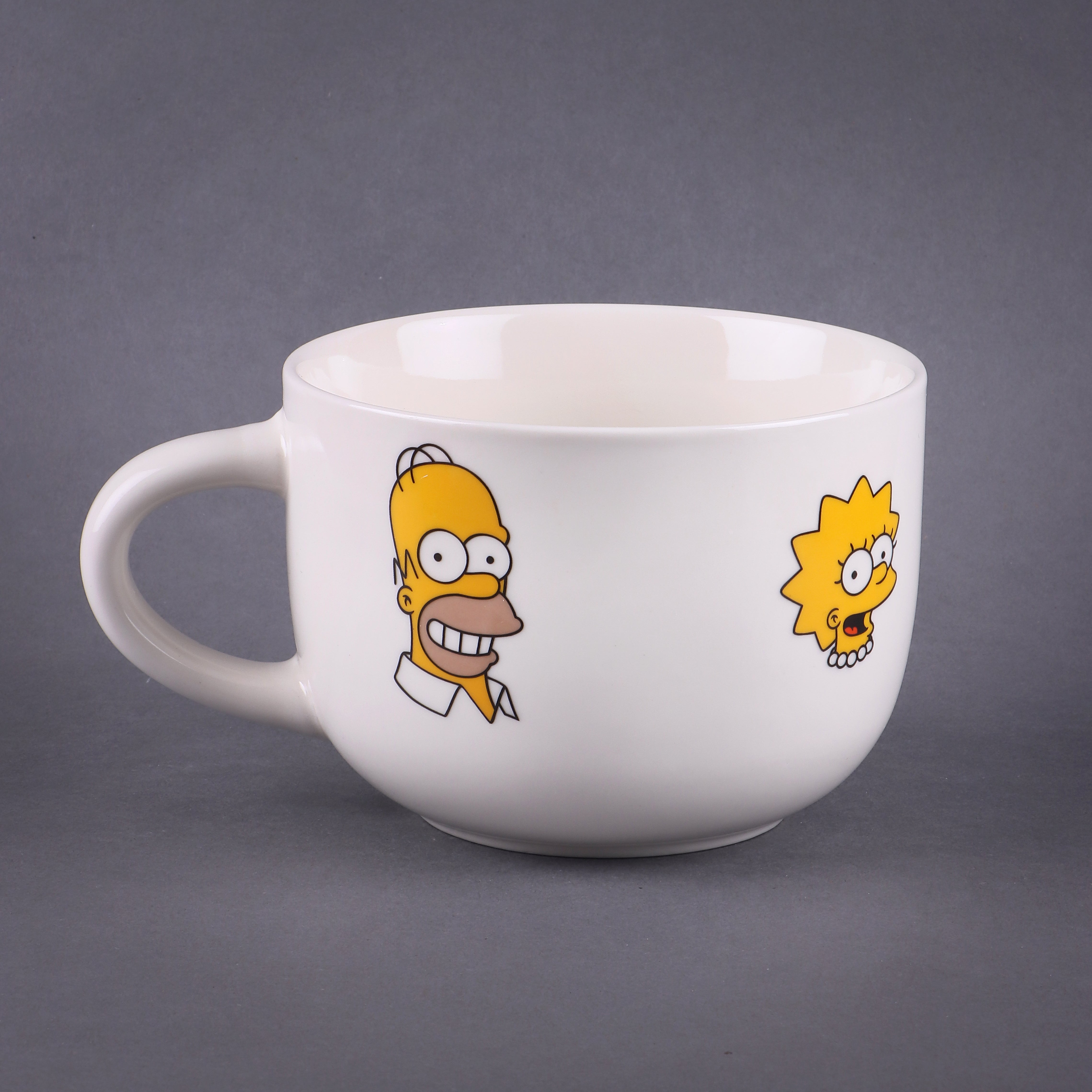 Taza de Cerámica Jumbo Fun Kids Los Simpson 820ml