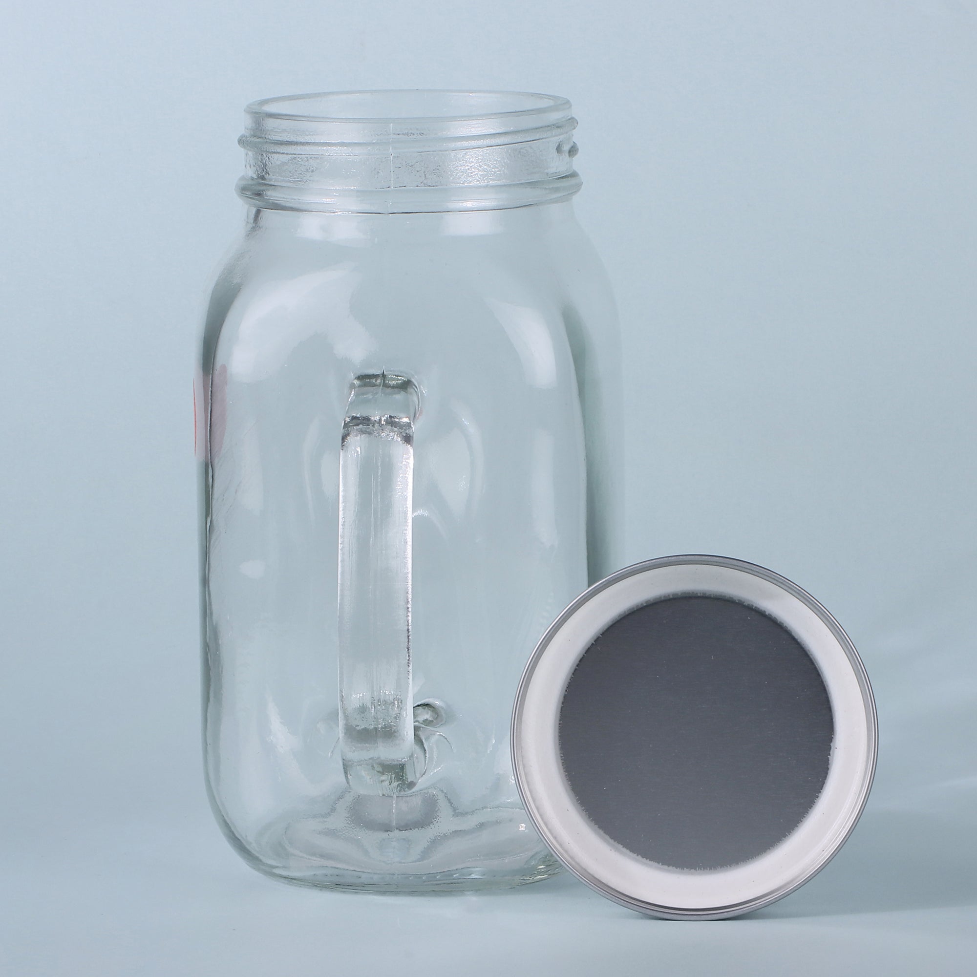 Juego de Frascos de Vidrio con Tapa Top Choice Mason Jar 1Lt 2/6/12pzs