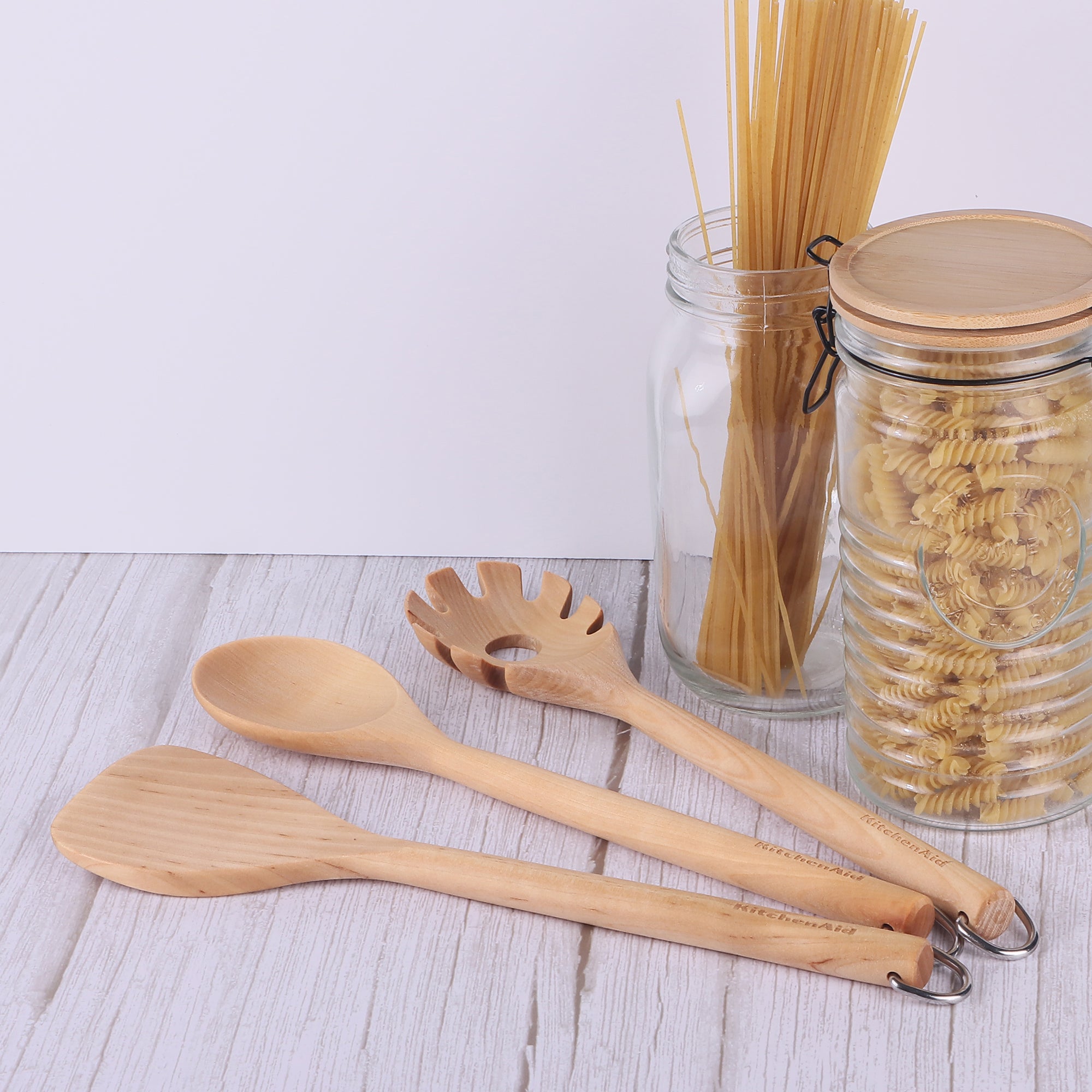 Cuchara de Madera de Bambú KitchenAid Utensilios de Cocina