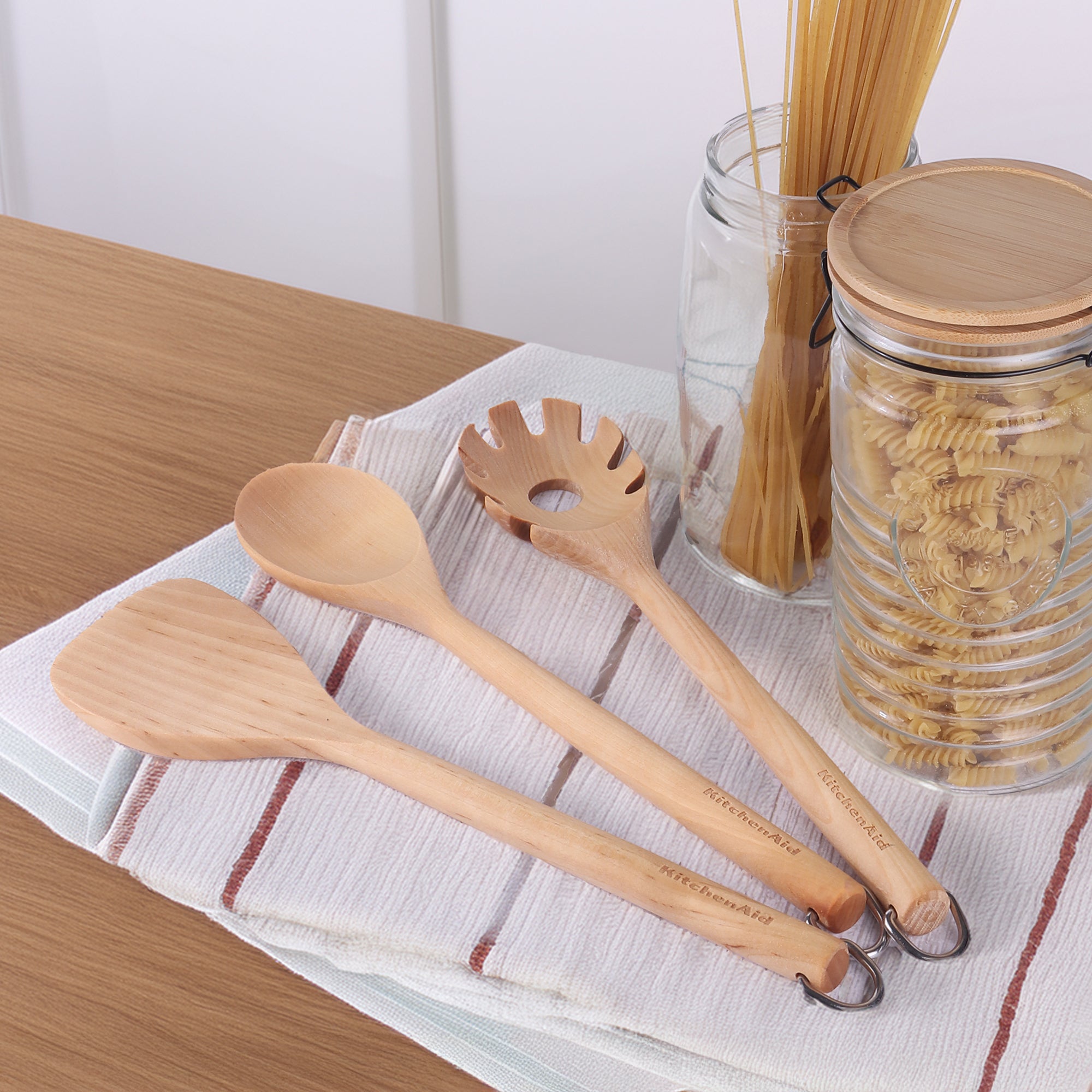 Cuchara de Madera de Bambú KitchenAid Utensilios de Cocina