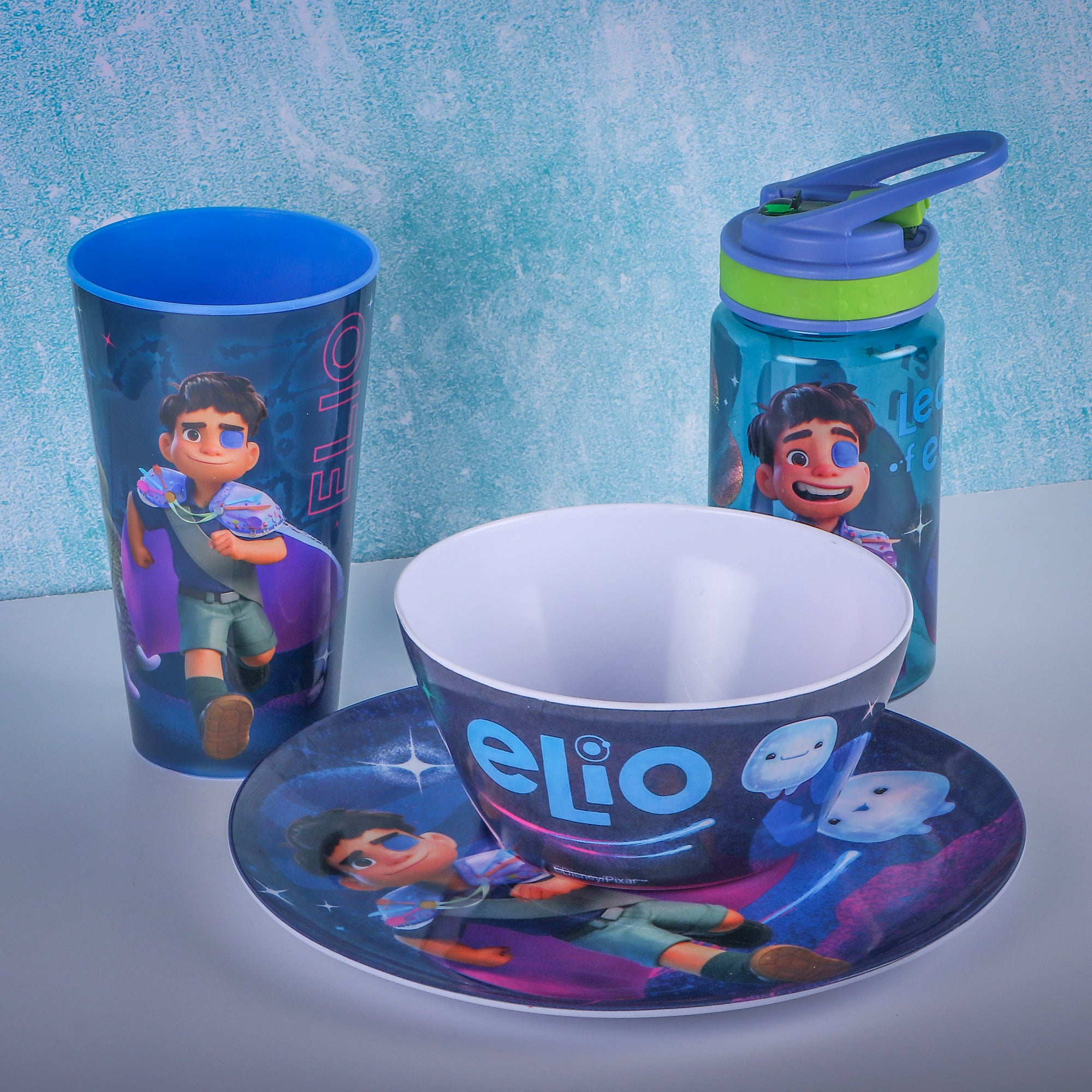 Vajilla de Melamina Disney Elio 1 Persona 4pz