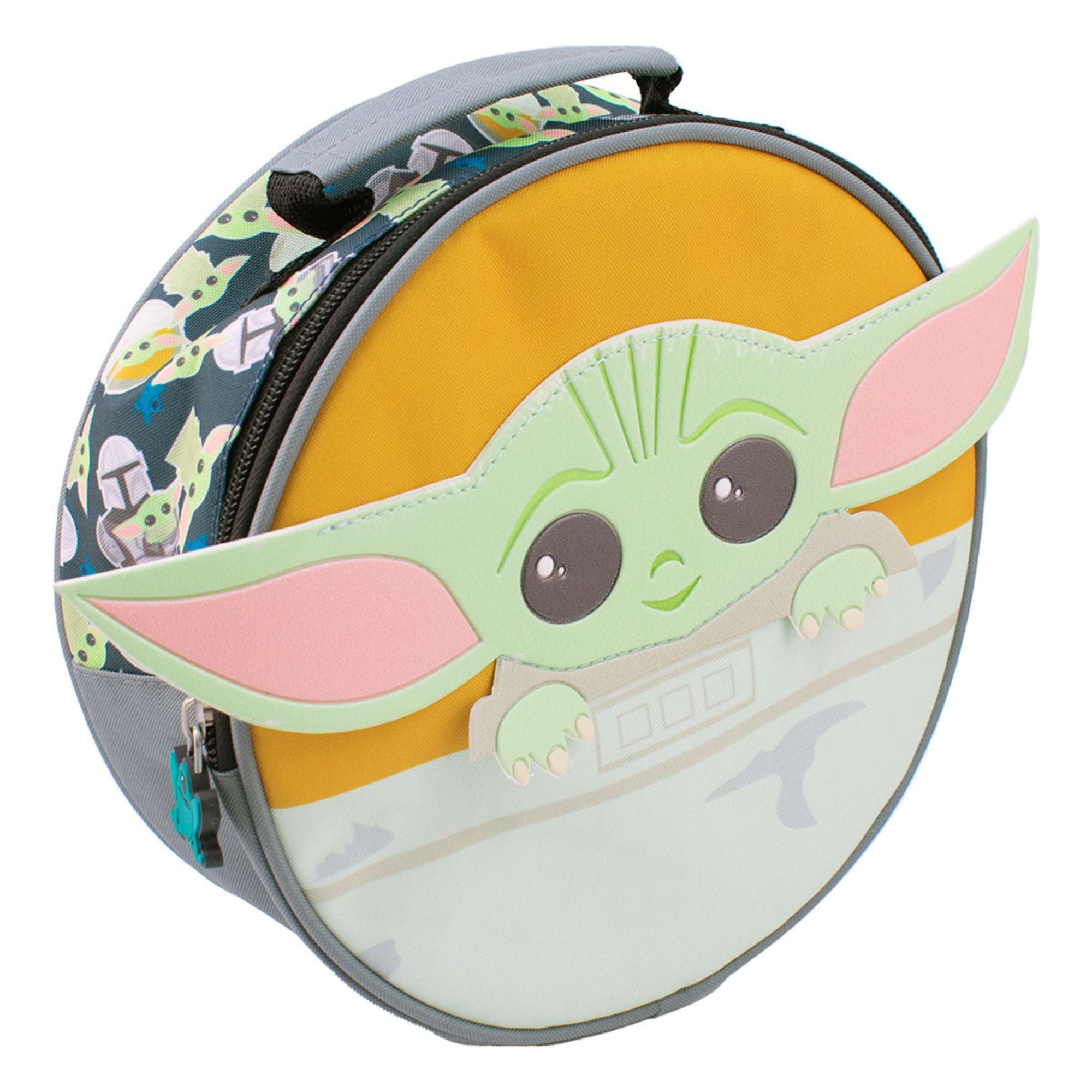 Lonchera Térmica Infantil de Poliéster con Asa Circular Fun Kids Disney Star Wars Baby Yoda