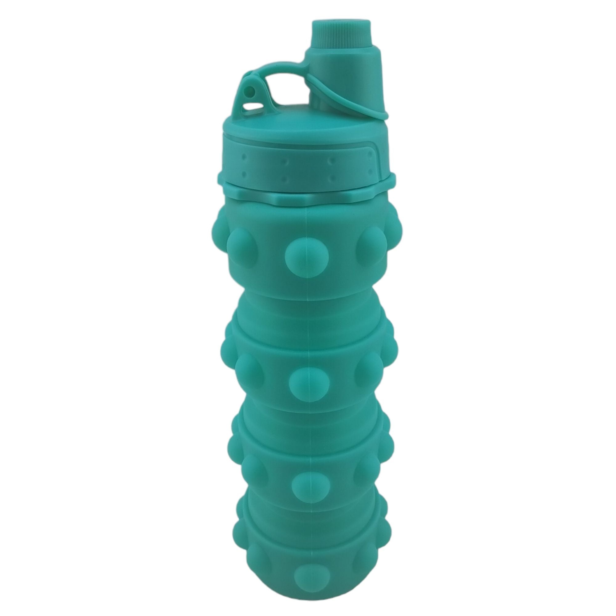 Botella Reutilizable Top Choice con Burbuja antiestrés de Silicon Expandible 550ml