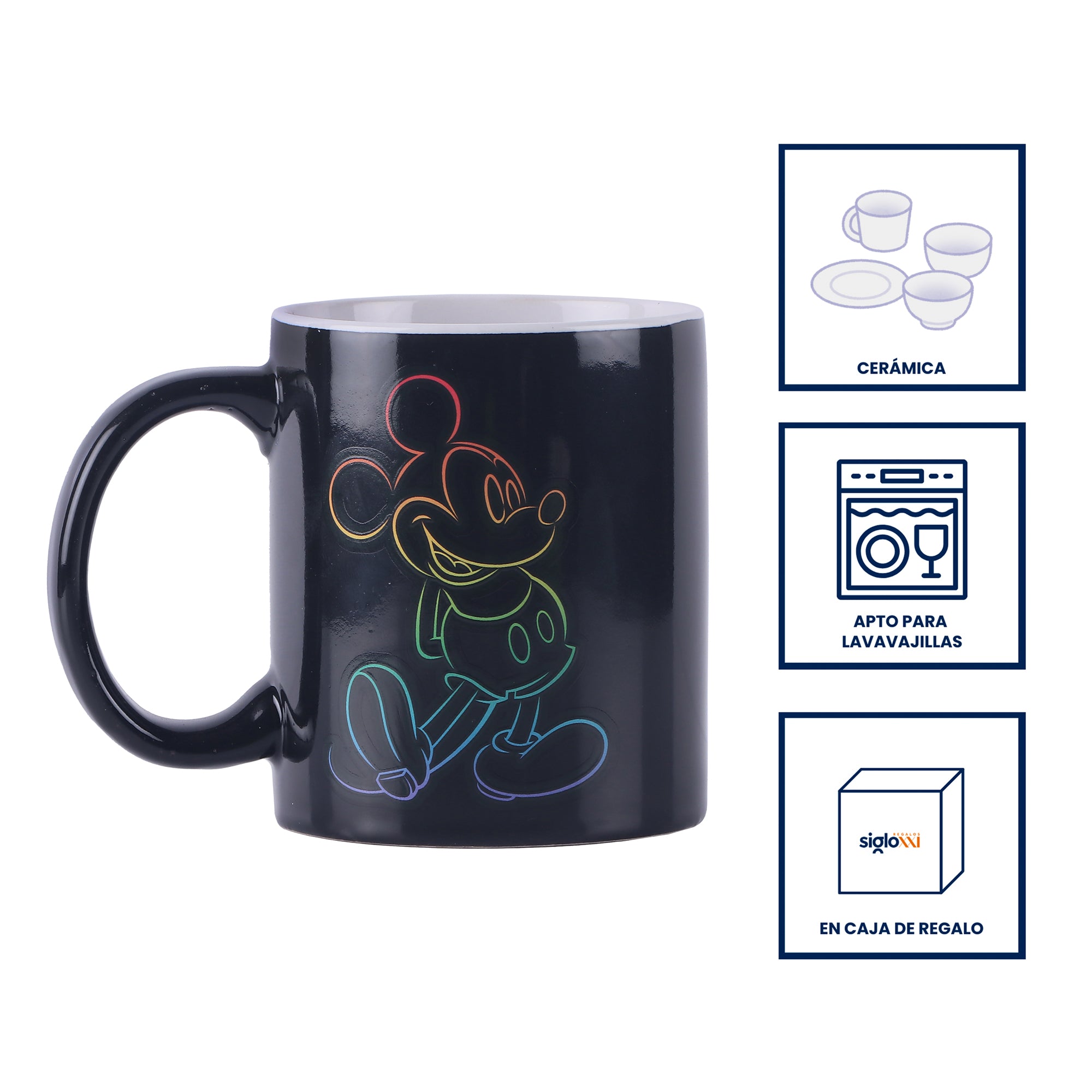 Taza Cerámica Disney Mickey Pride Be Proud Lgbt Love C/ Caja