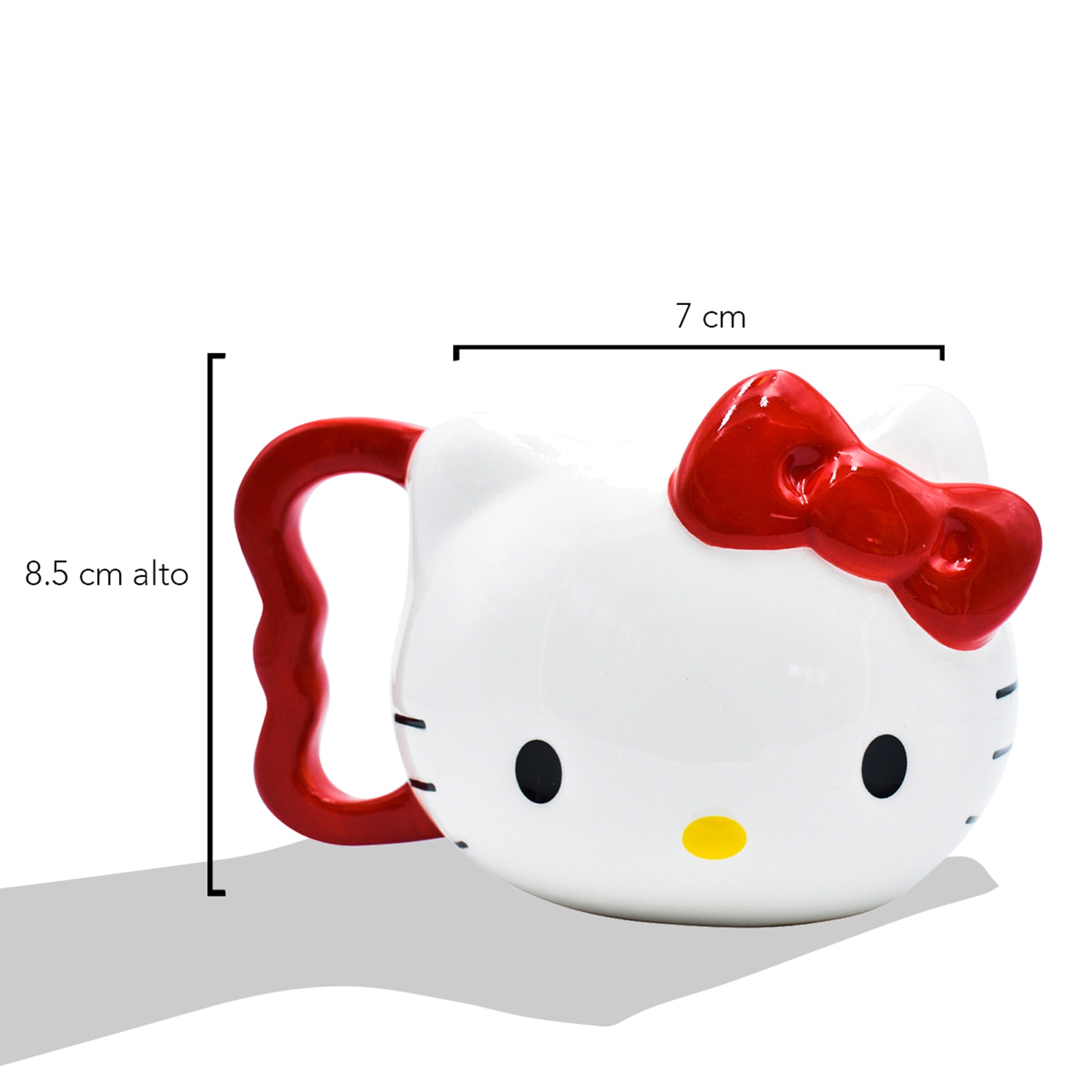 Taza 3D Zak Sanrio Hello Kitty Cerámica 354ml