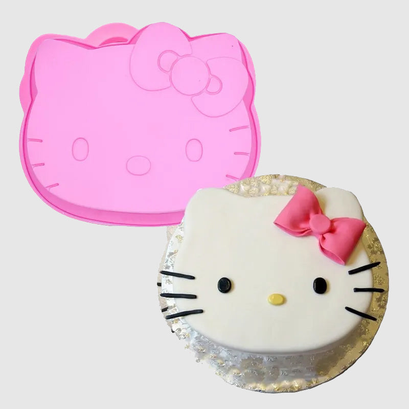 Molde para Pasteles de Silicón Hello Kitty Sanrio