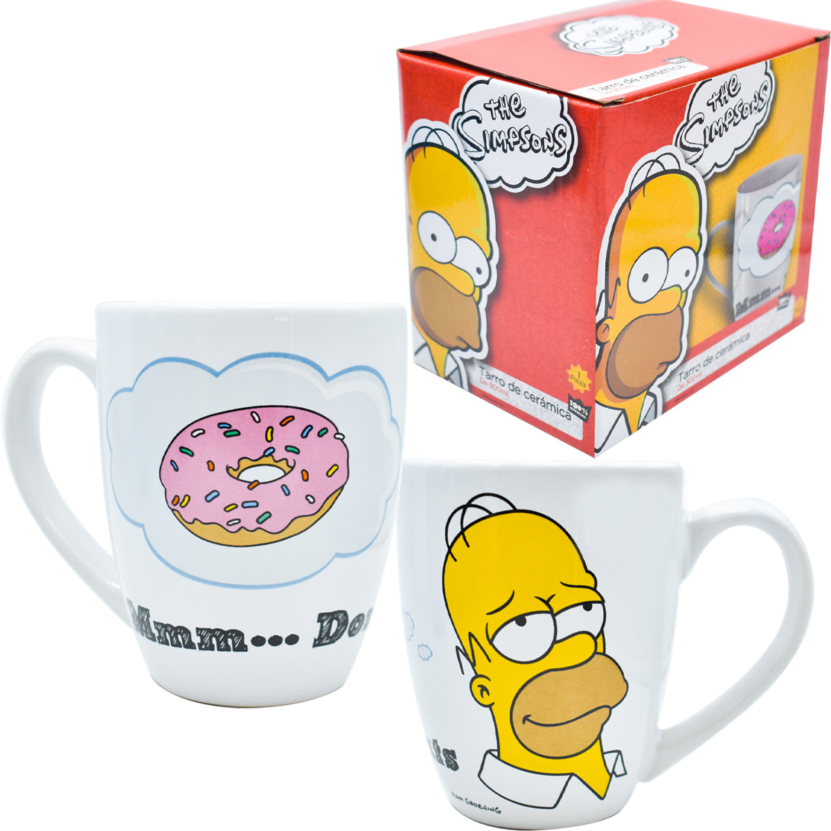 Taza Fun Kids Simpsons Homero Cerámica 500ml