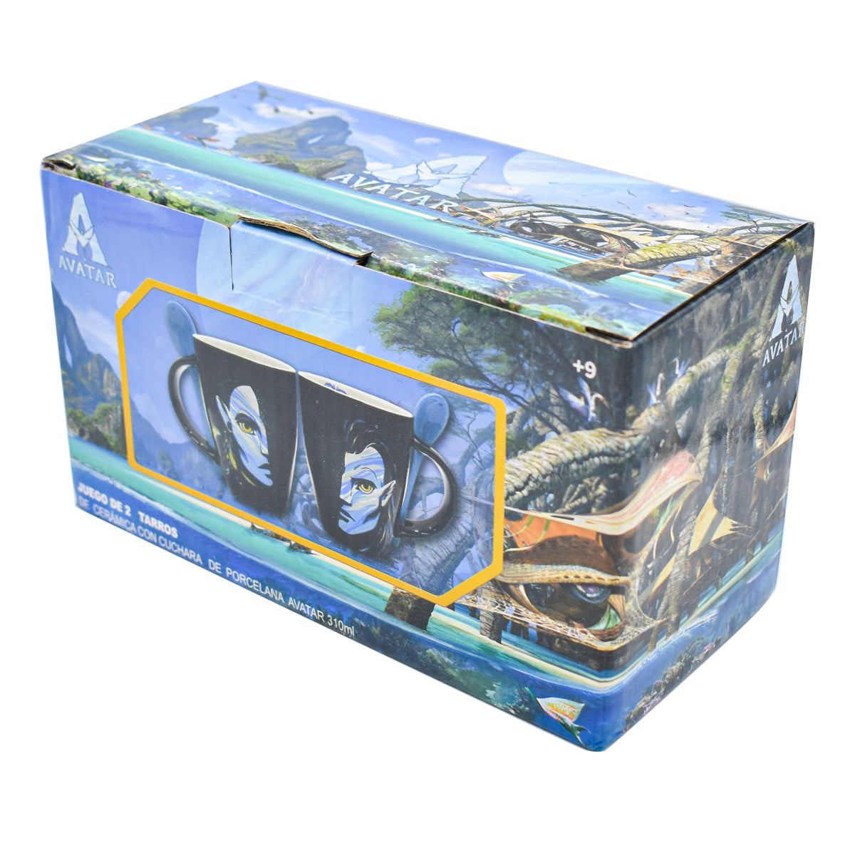 Set de Tazas para Pareja Jake Sully & Neytiri, Diseño Avatar: El Sentido del Agua