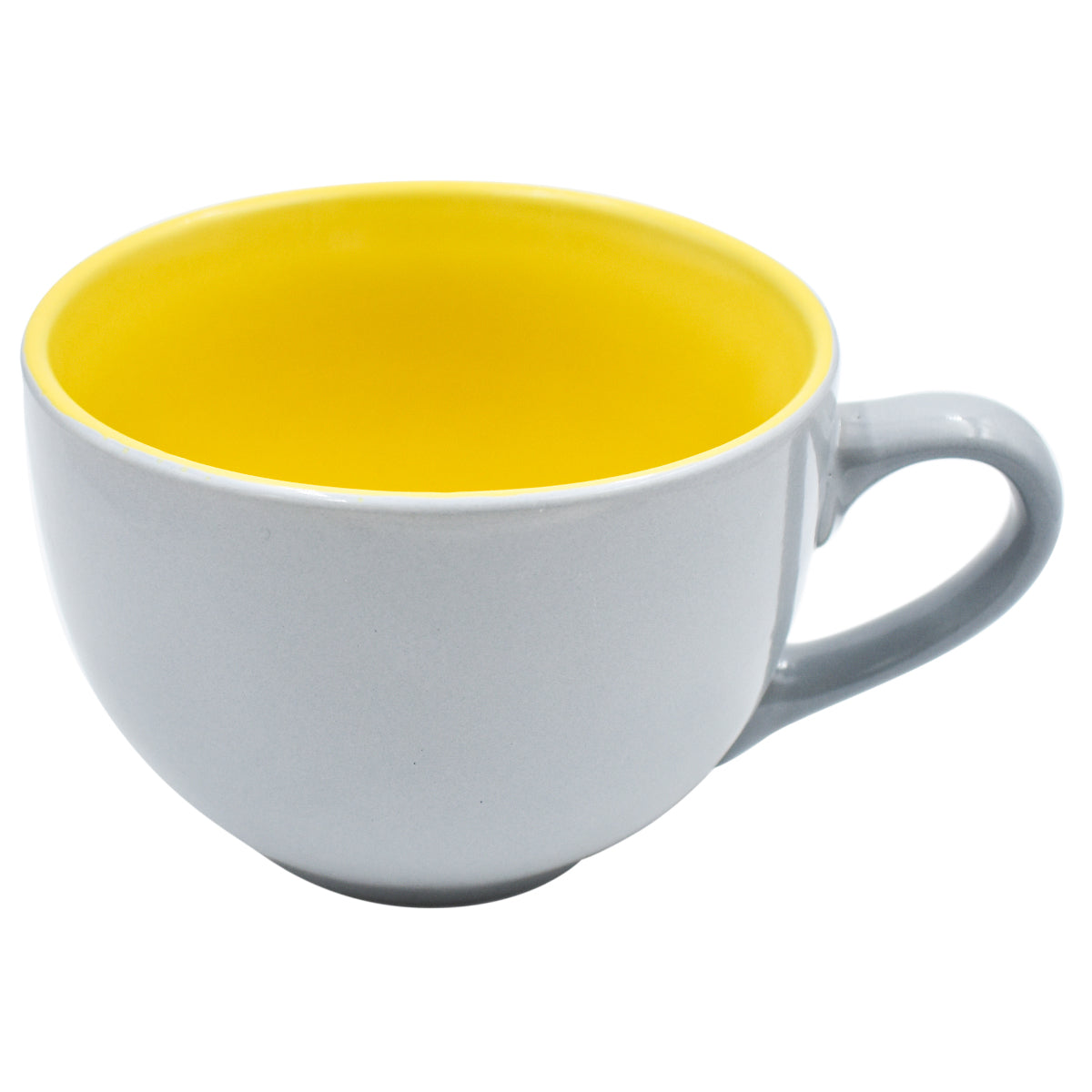 Taza Grande para Café Top Choice Jumbo Bi-Color de Cerámica de 820ml