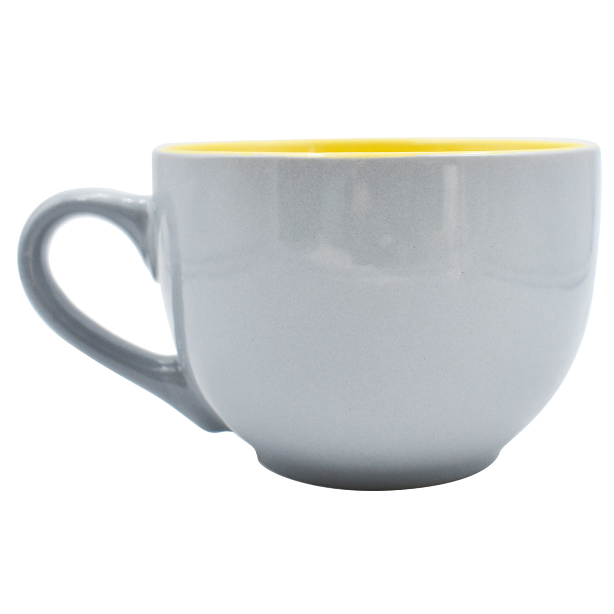 Taza Grande para Café Top Choice Jumbo Bi-Color de Cerámica de 820ml