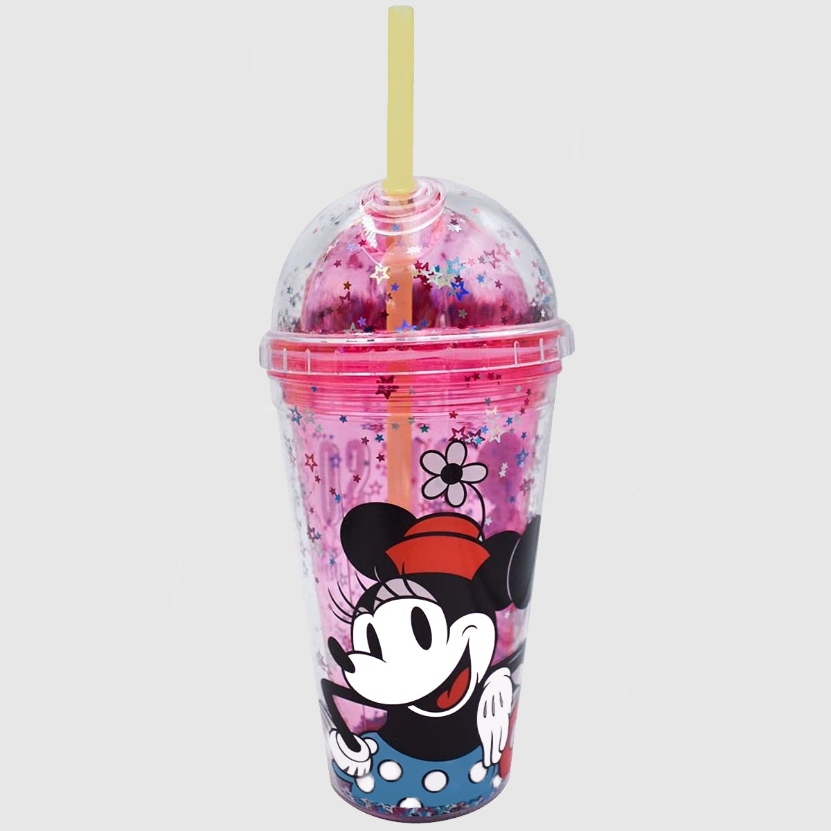 Vaso con Popote Disney Fun Kids Minnie Plástico 500ml