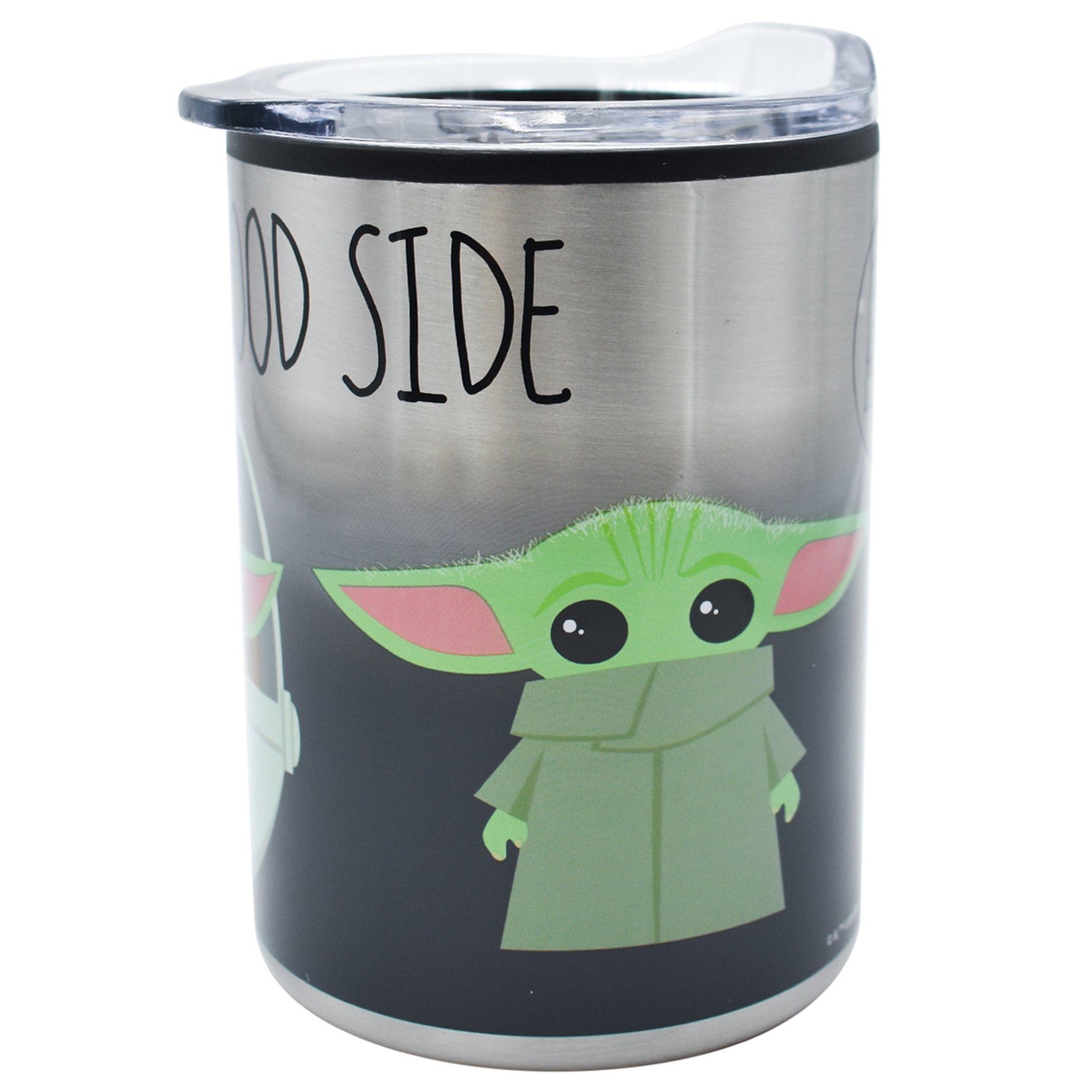 Termo Doble Pared Fun Kids Disney Lucas Film Star Wars Mandalorian Baby Yoda Grogu Acero Inoxidable 350ml