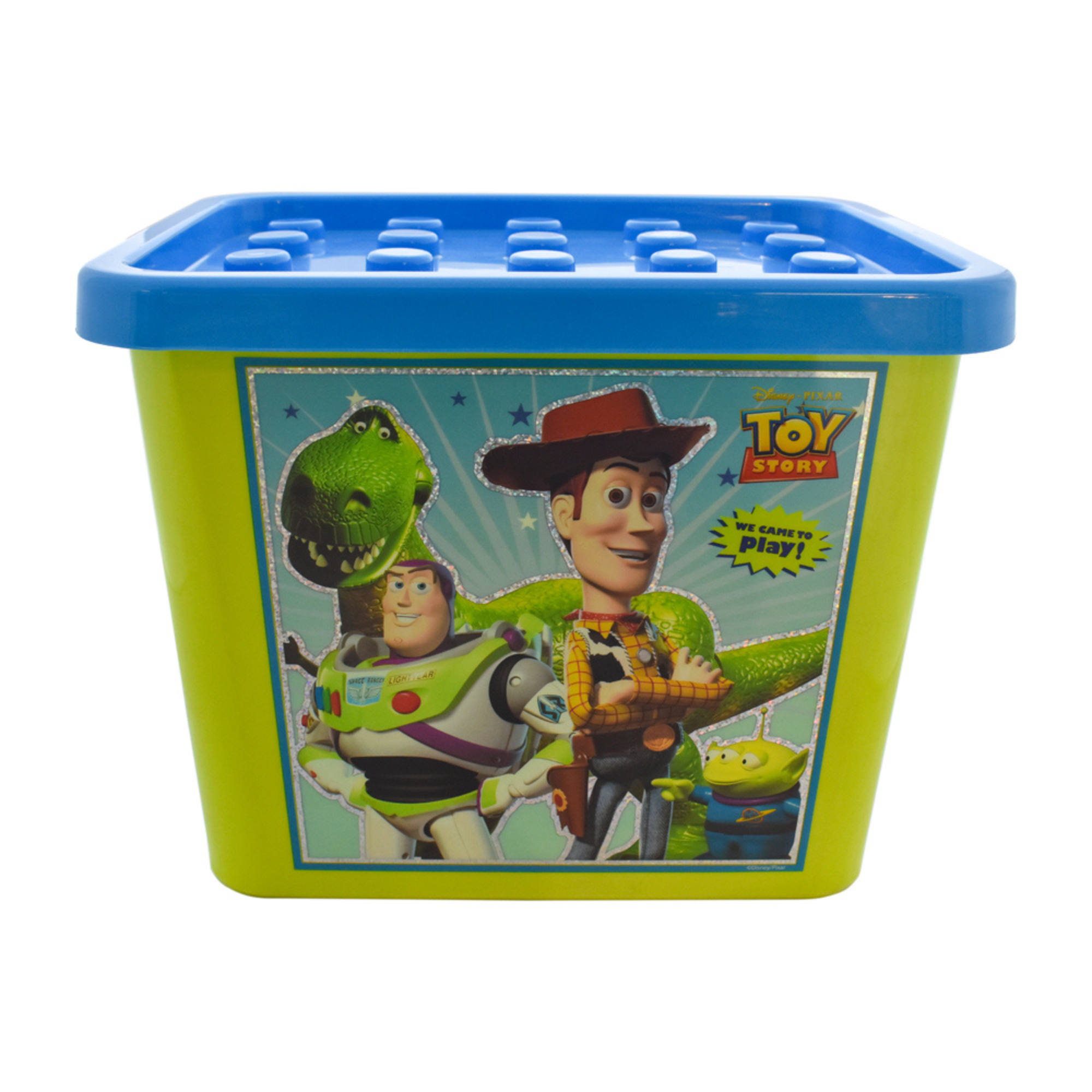 Jueguetero Organizador Storm Contenedor Juguetes Toy Story Disney Plastico 32 cm x 28 cm x 26 cm
