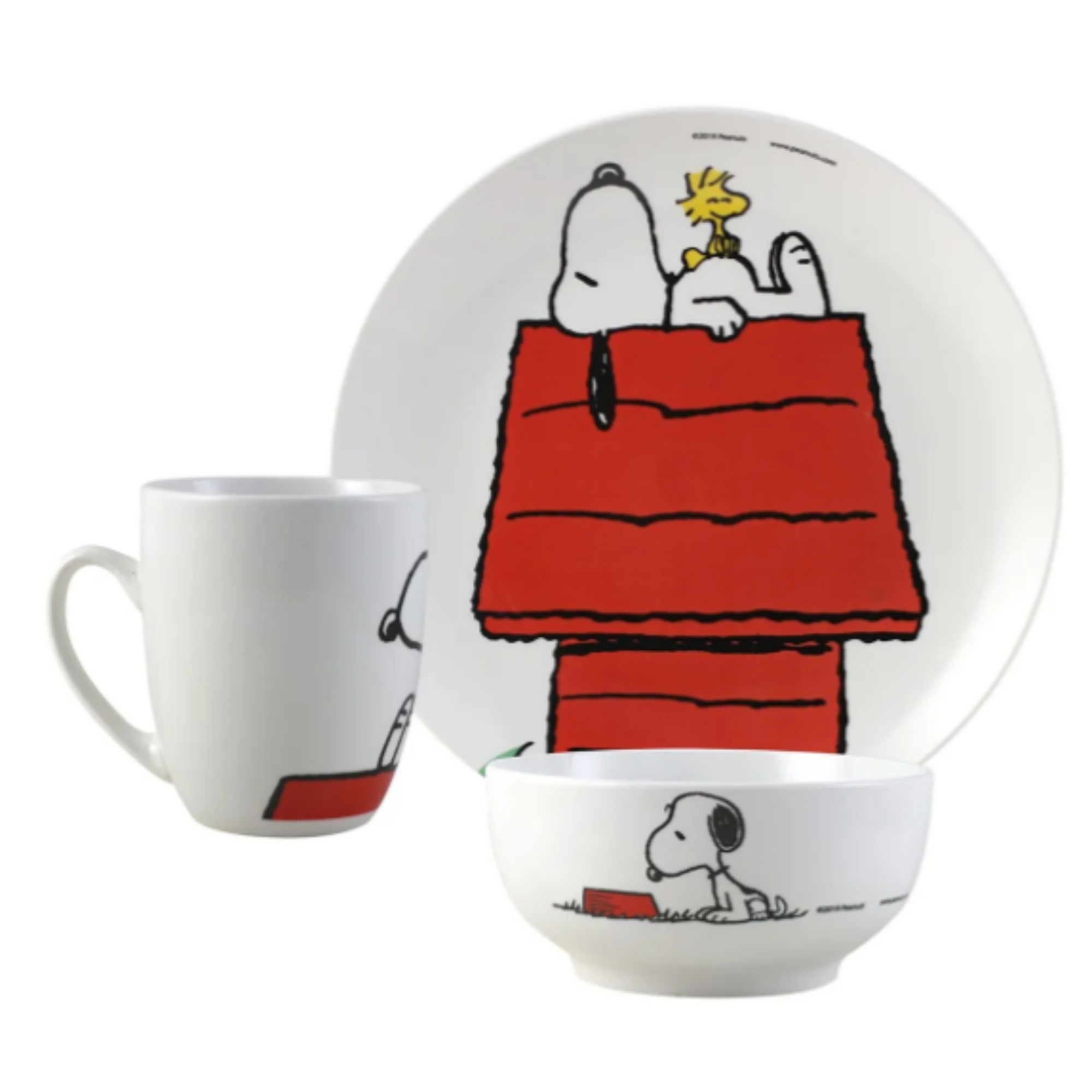 Vajilla de Porcelana Snoopy Charlie Brown Fun Kids 12pz