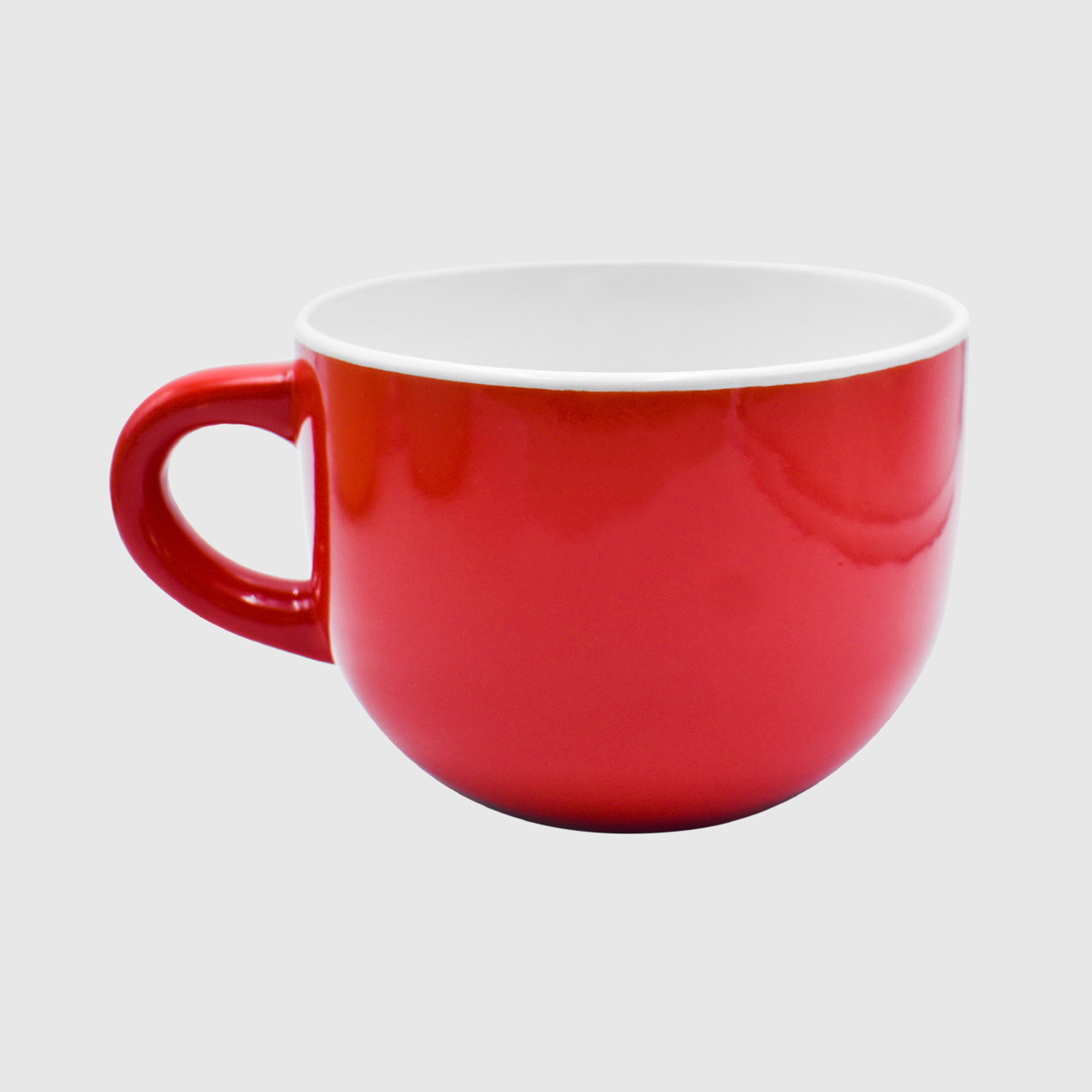 Taza Grande para Café Top Choice Jumbo Bi-Color de Cerámica de 820ml
